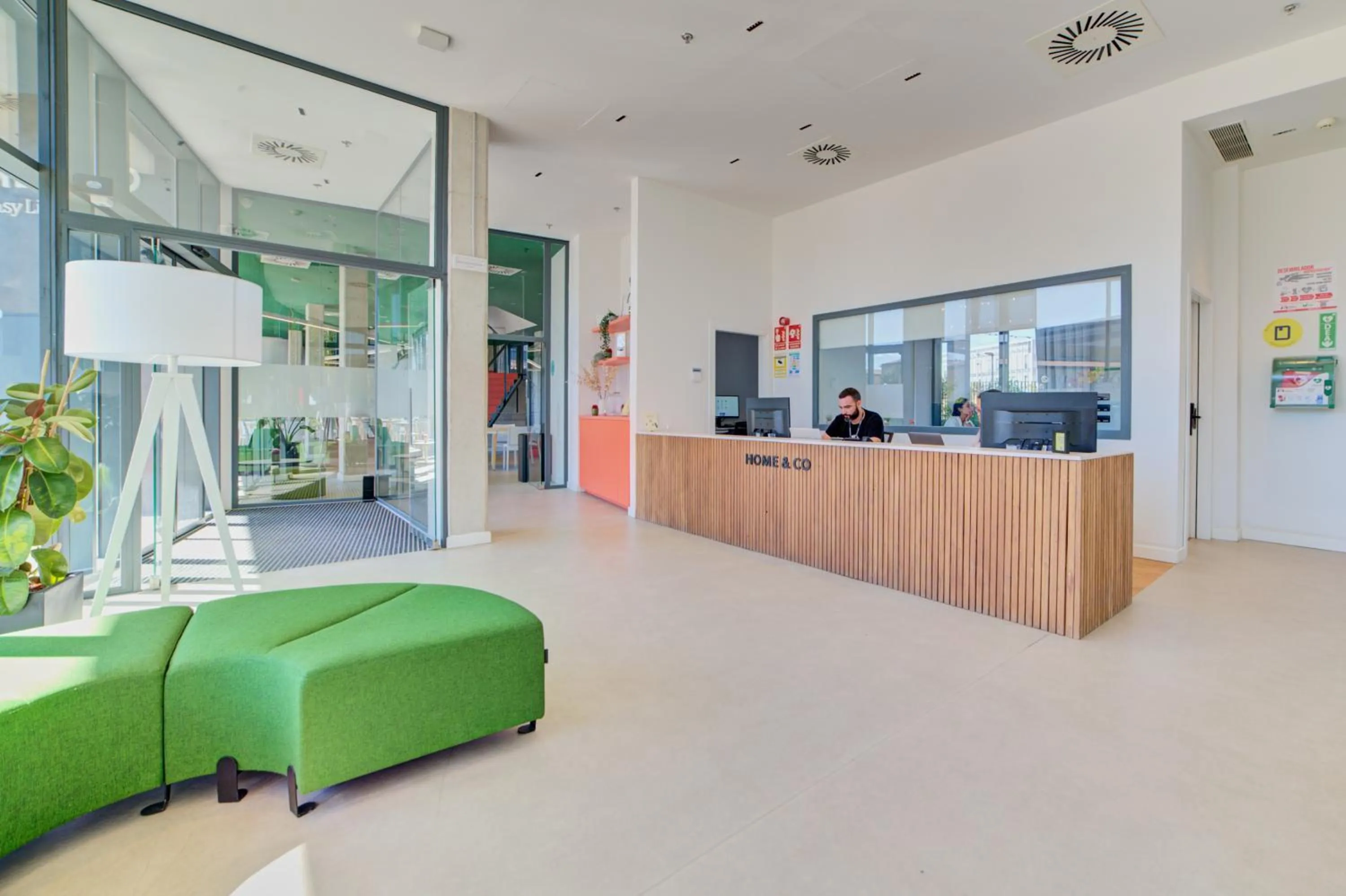 Lobby or reception in Home and CoLiving Pamplona