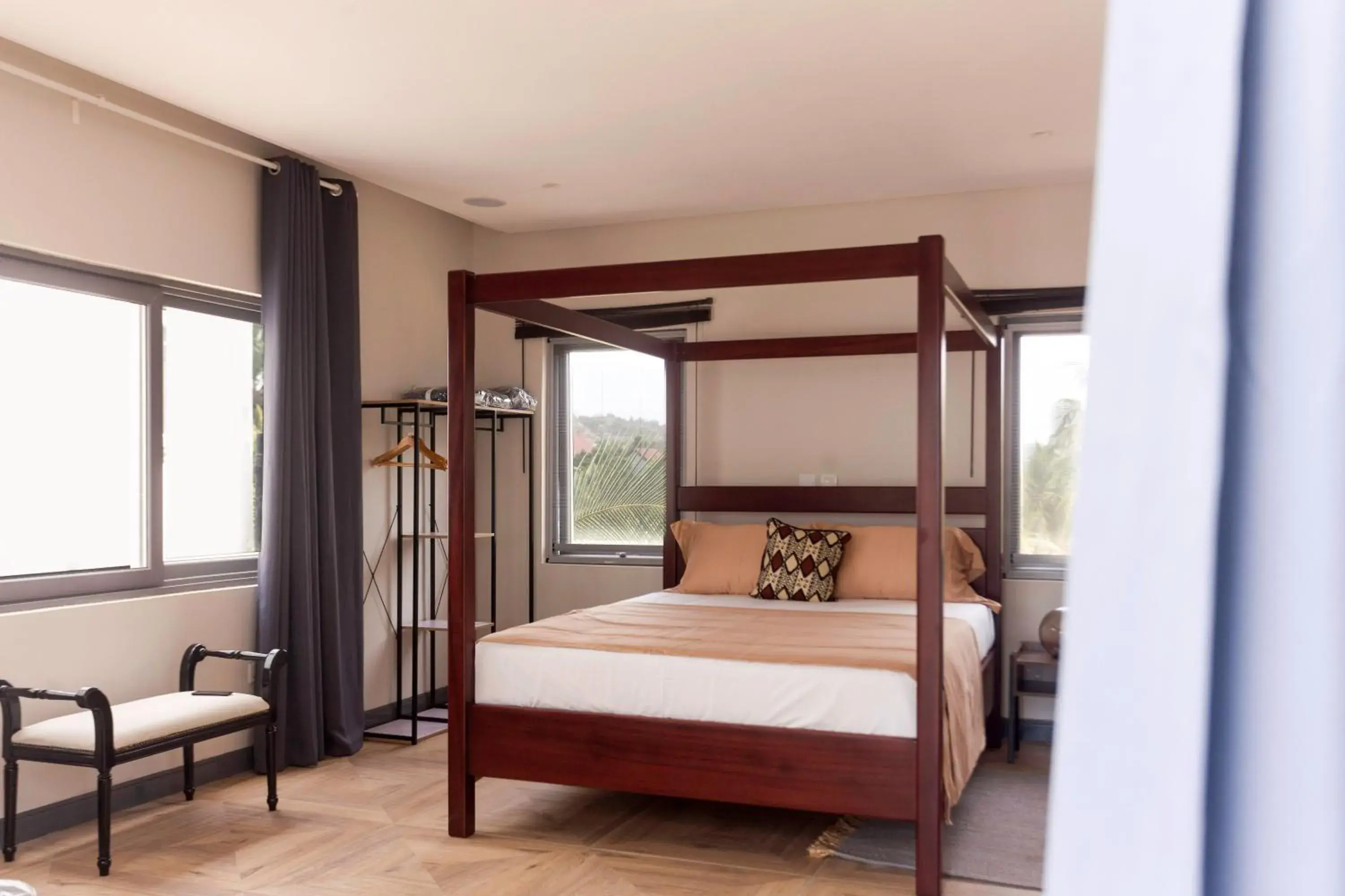 Bed in Serenity Residences & Spa - Kokrobite Beach Bed in Serenity Residences & Spa - Kokrobite Beach