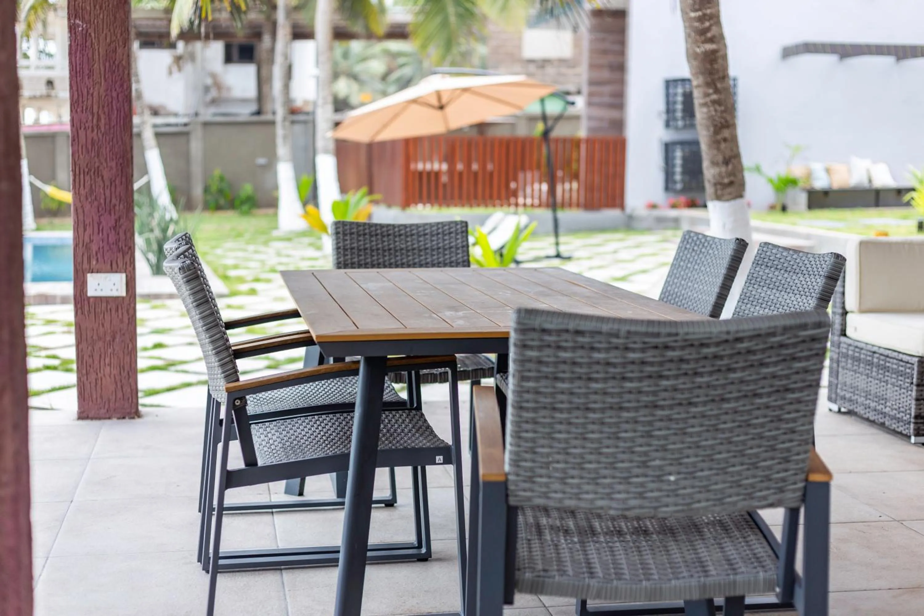Patio in Serenity Residences & Spa - Kokrobite Beach