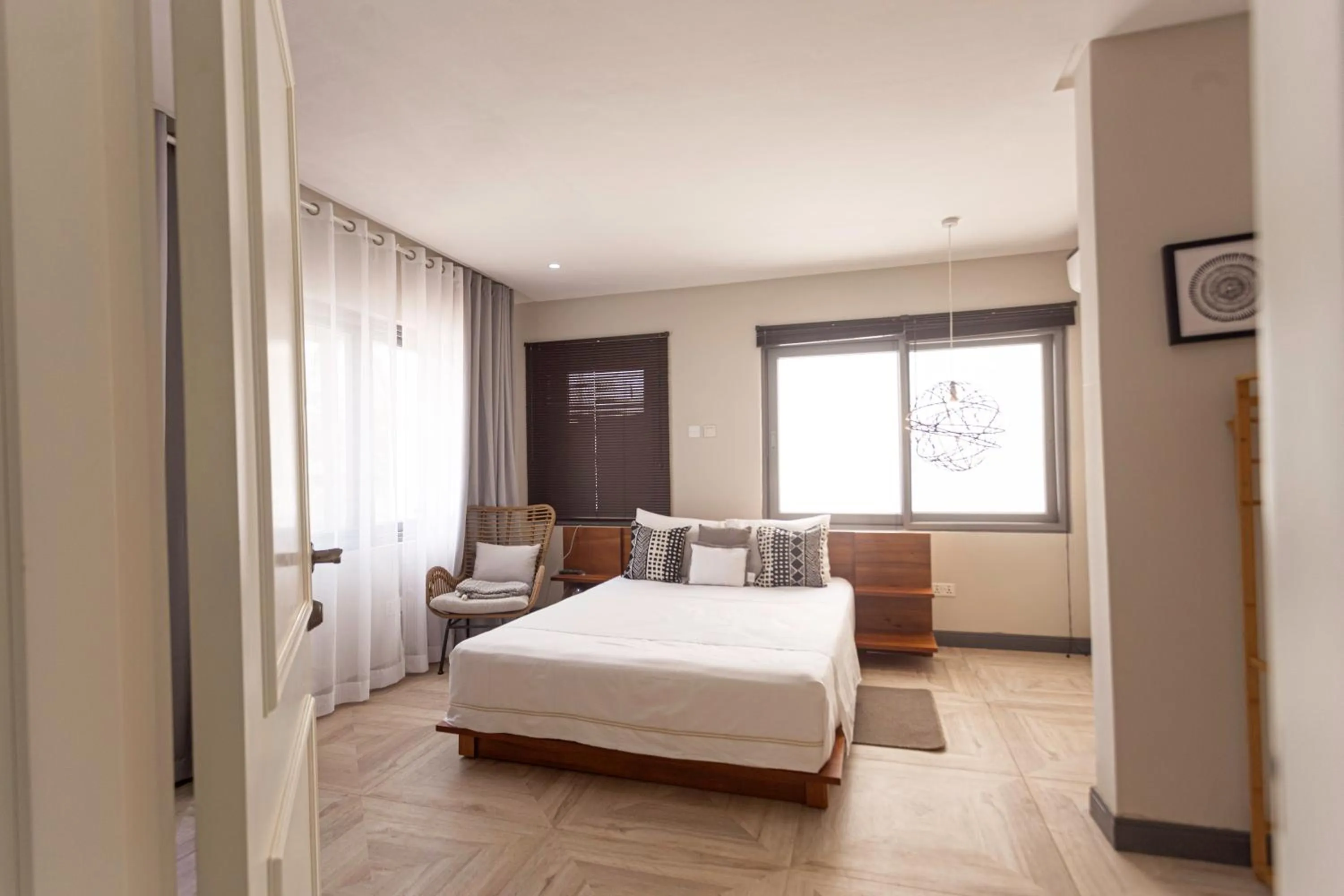 Bed in Serenity Residences & Spa - Kokrobite Beach