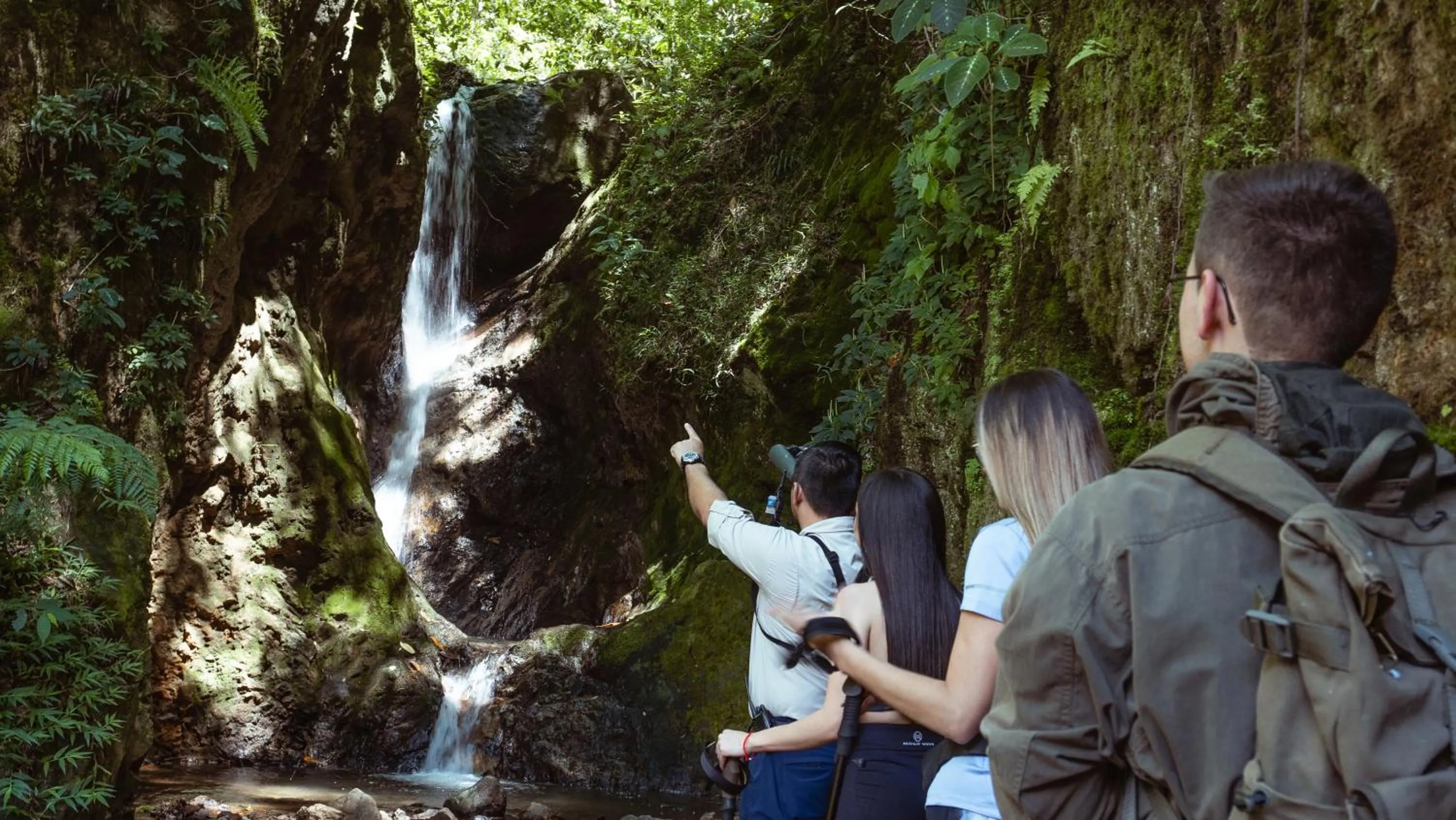 Natural landscape in Hacienda La Lucha