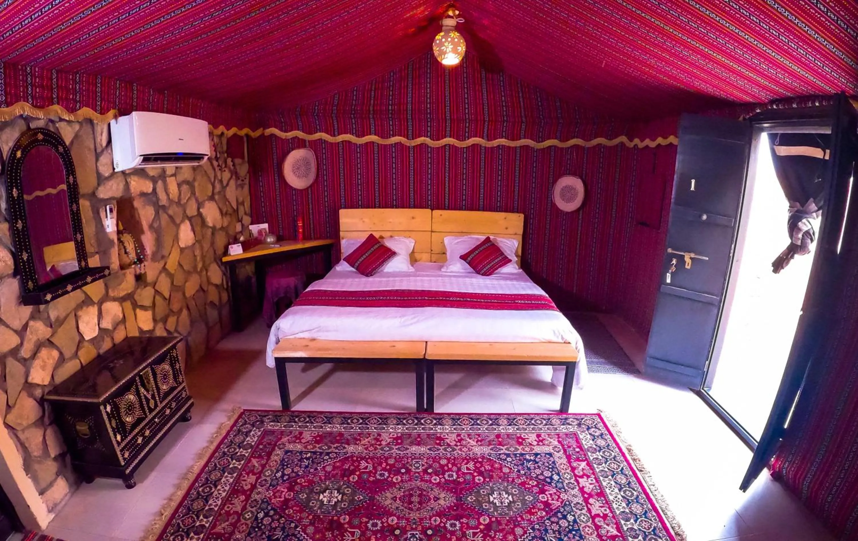 Bedroom, Bed in Sama al Wasil Desert Camp