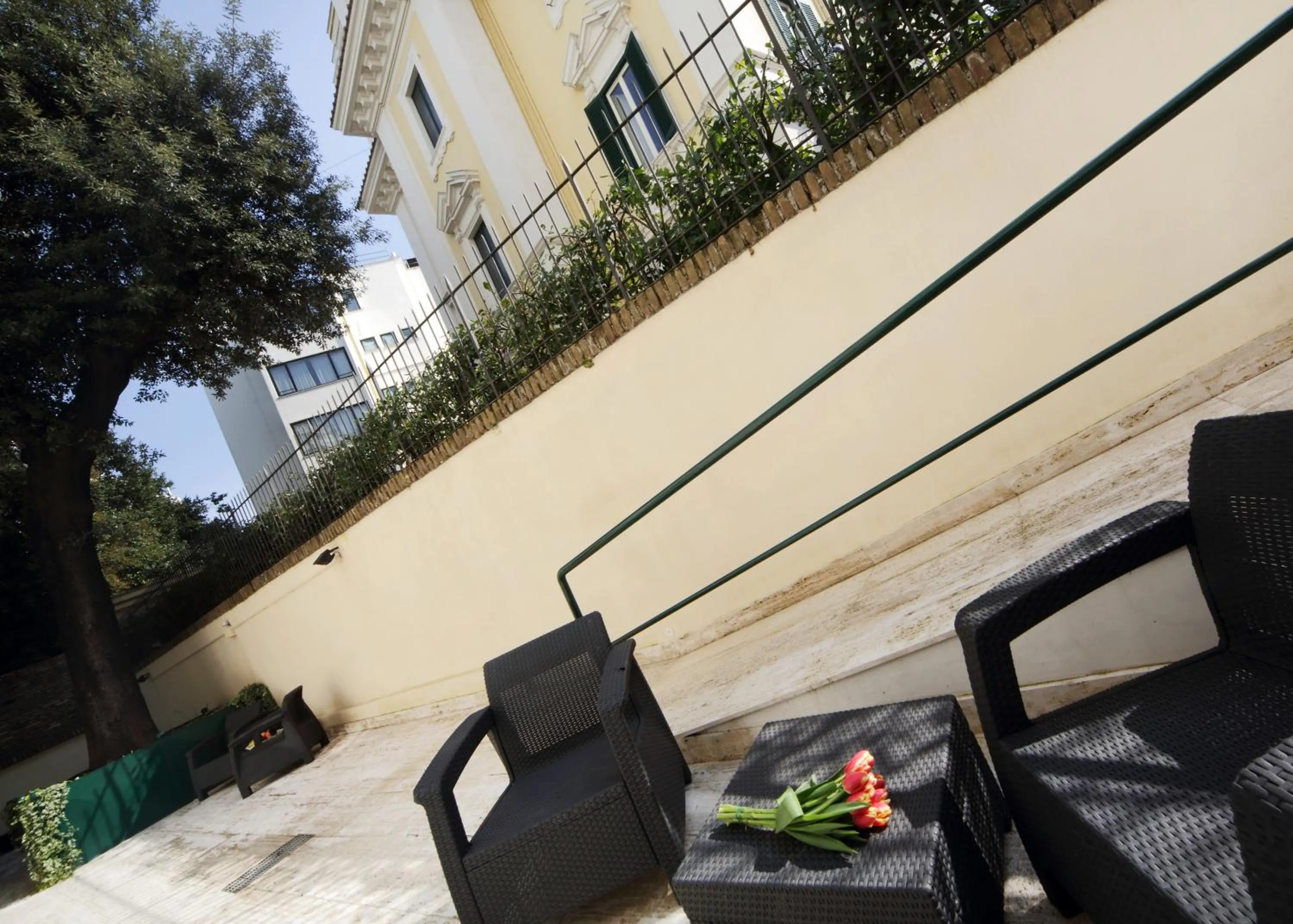 Patio in The One Prati Rooms