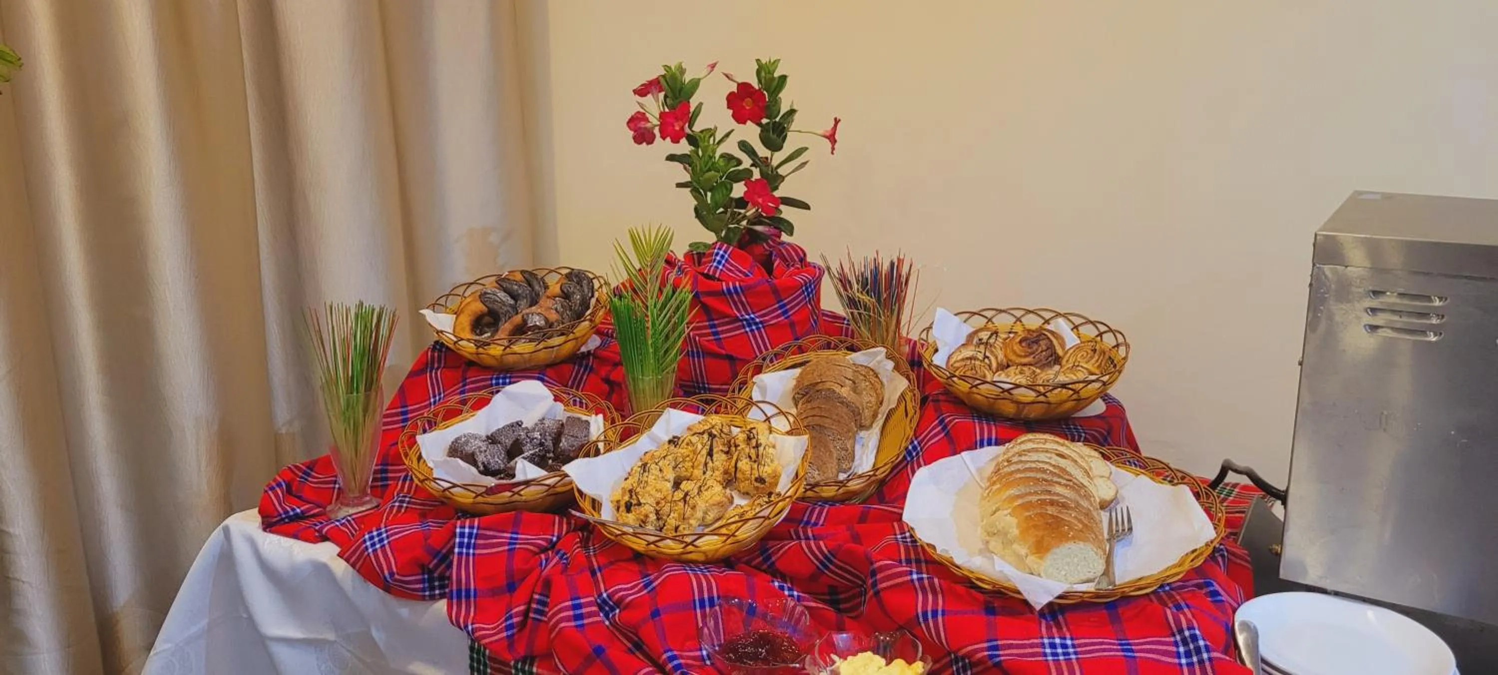 Buffet breakfast in The Glacier Hotel Nanyuki
