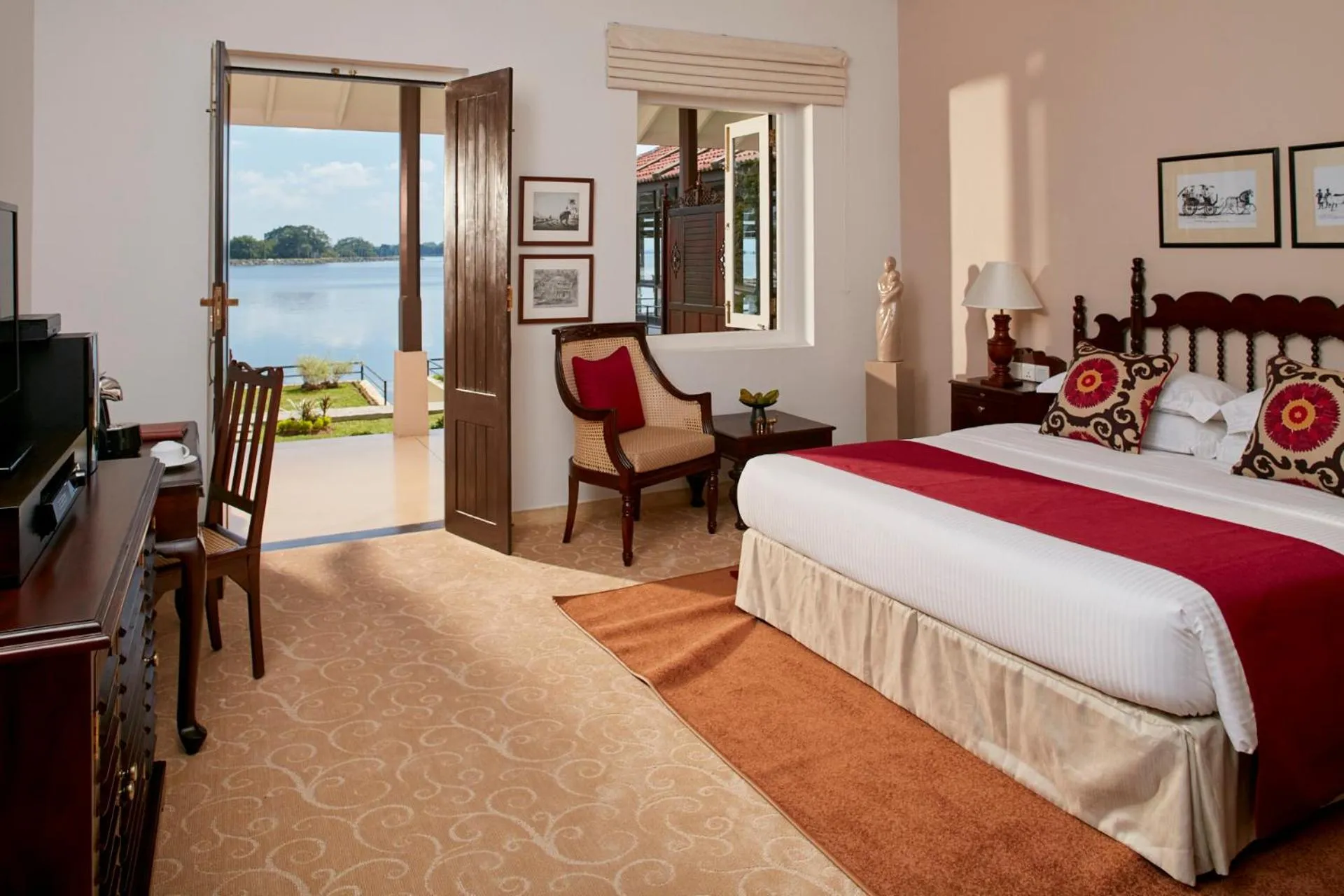 Bedroom, Bed in EKHO Lake House - From Colonial Bungalow to Royal Retreat