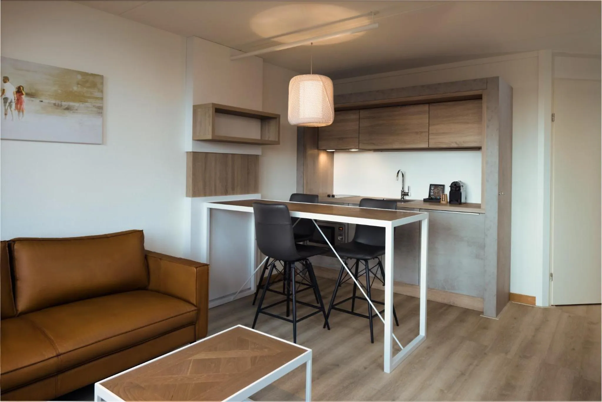 Kitchen or kitchenette in Fletcher Hotel-Restaurant Noordsee-Ameland