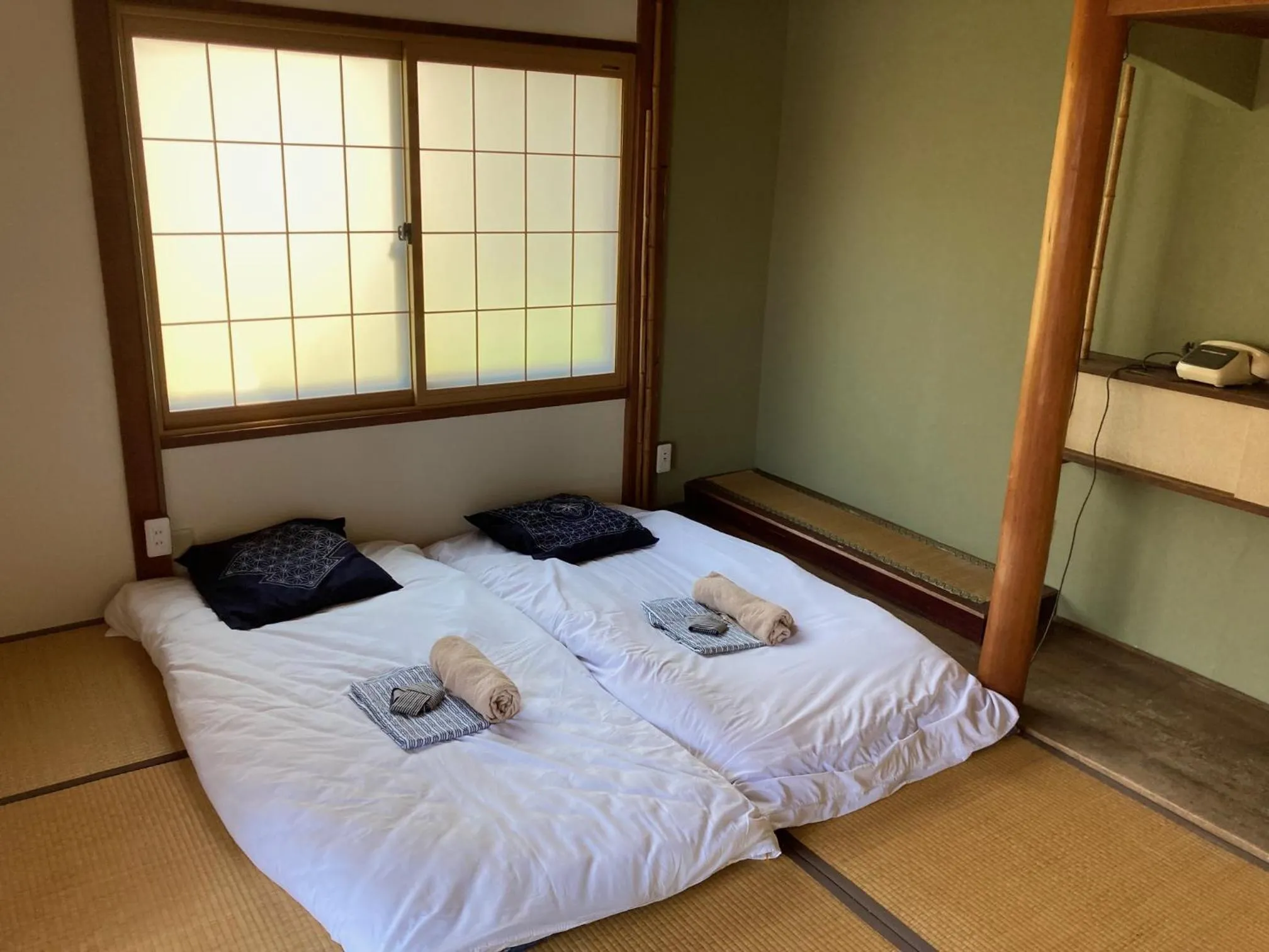 Bed in Komatsuya Seki Onsen