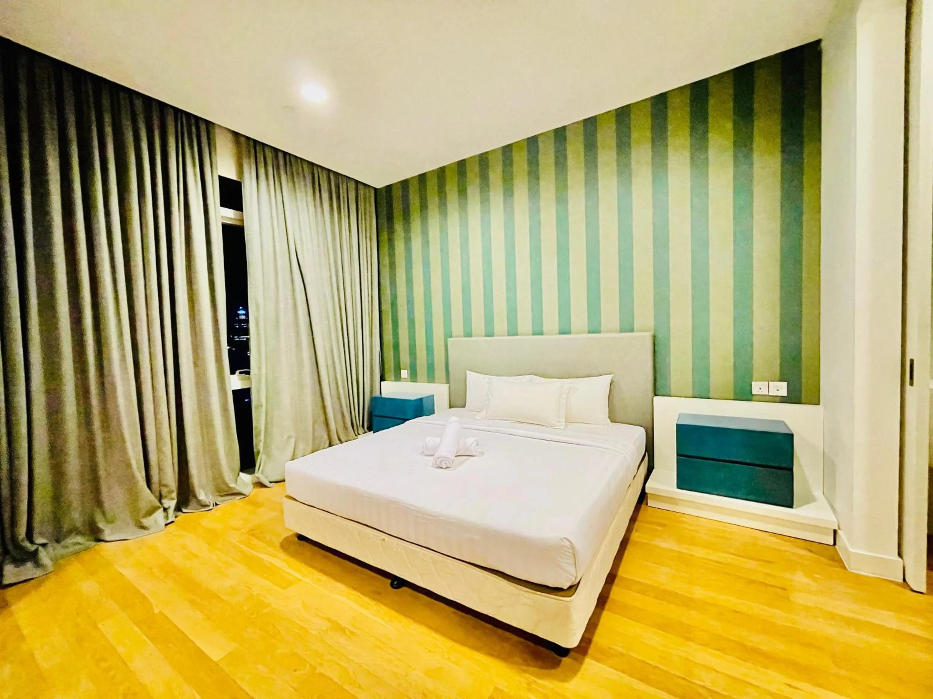 Bed in Castle Quest Residence