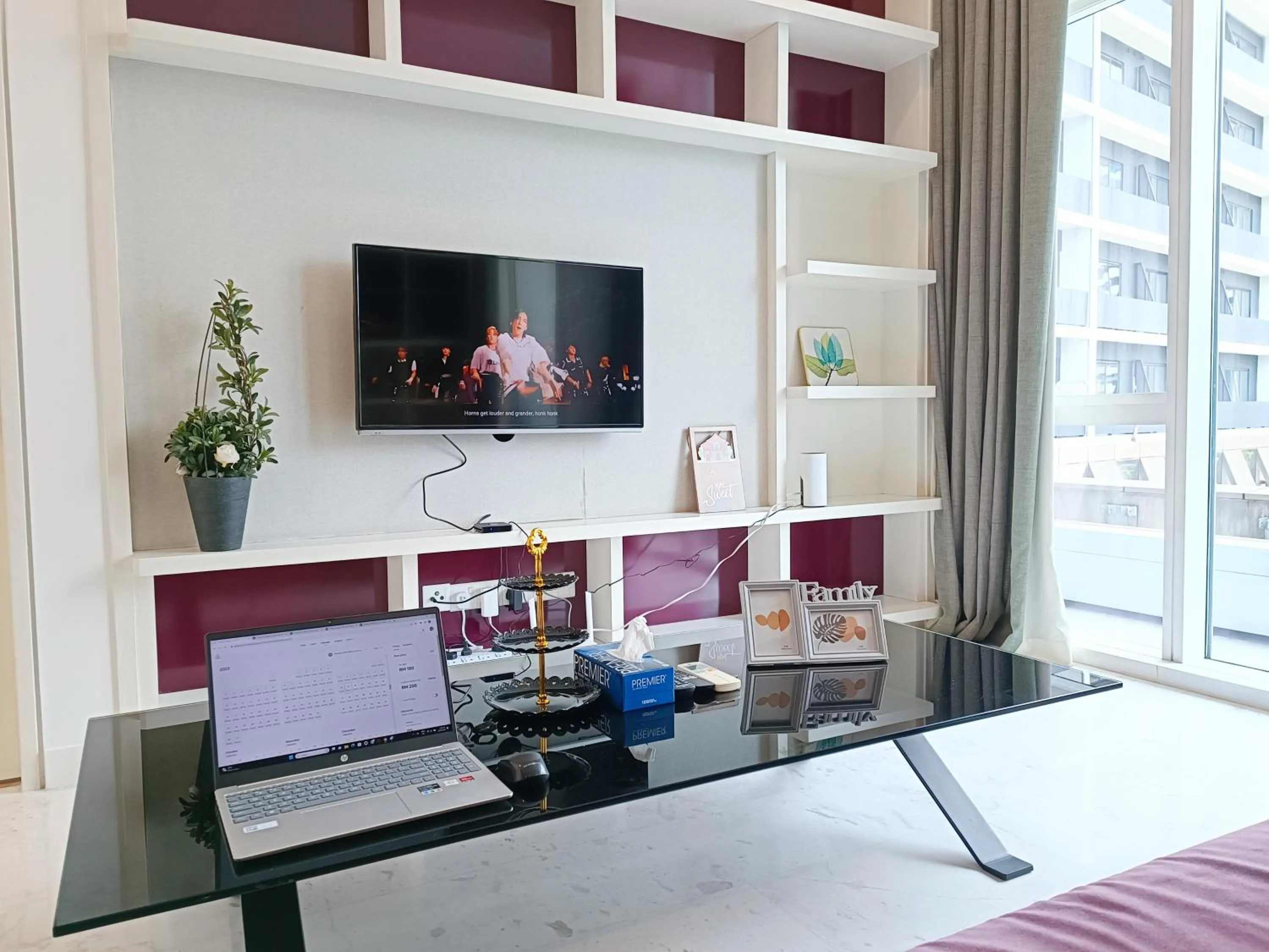 TV and multimedia, Bed in Castle Quest Residence