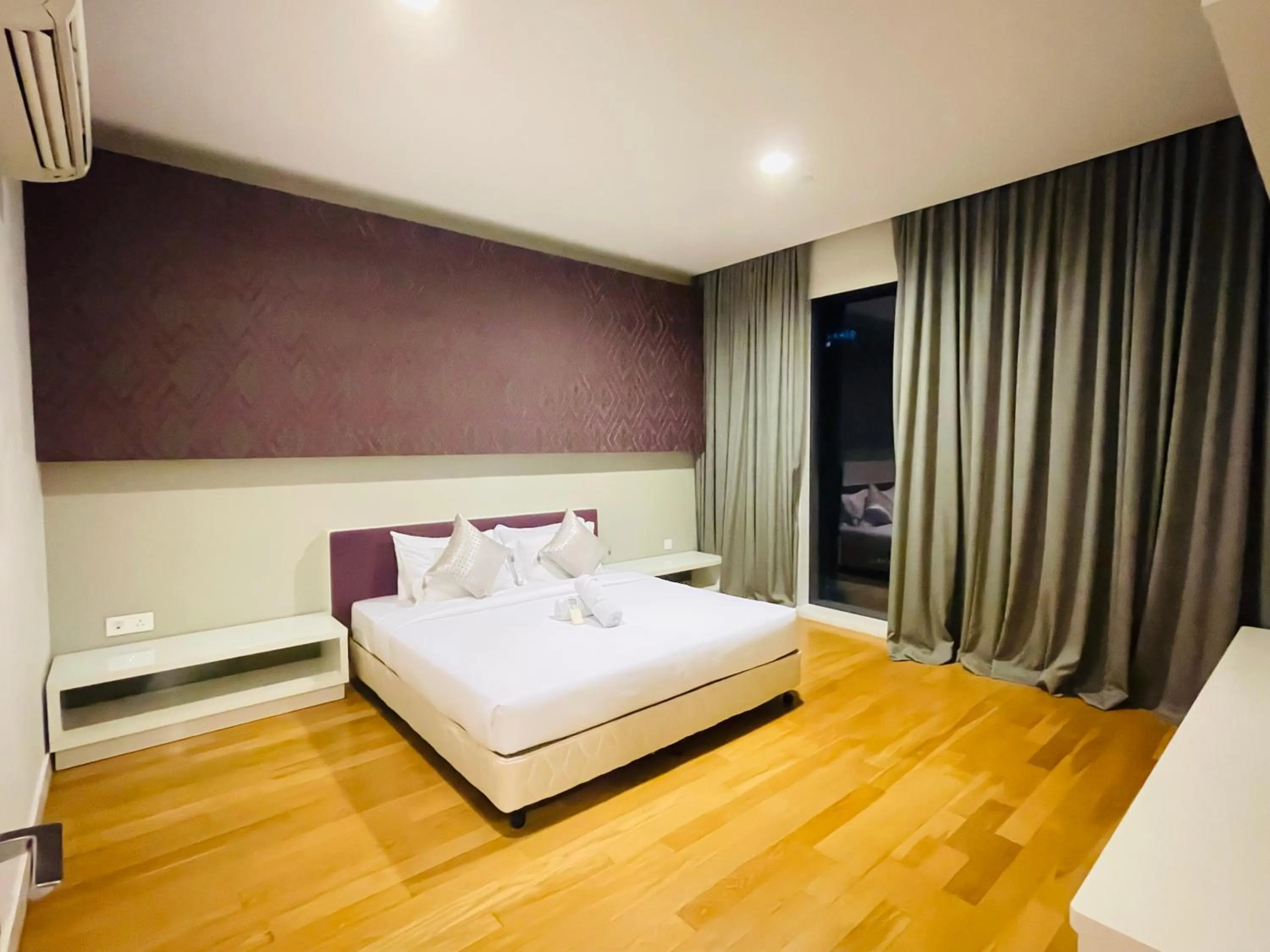 Bed in Castle Quest Residence