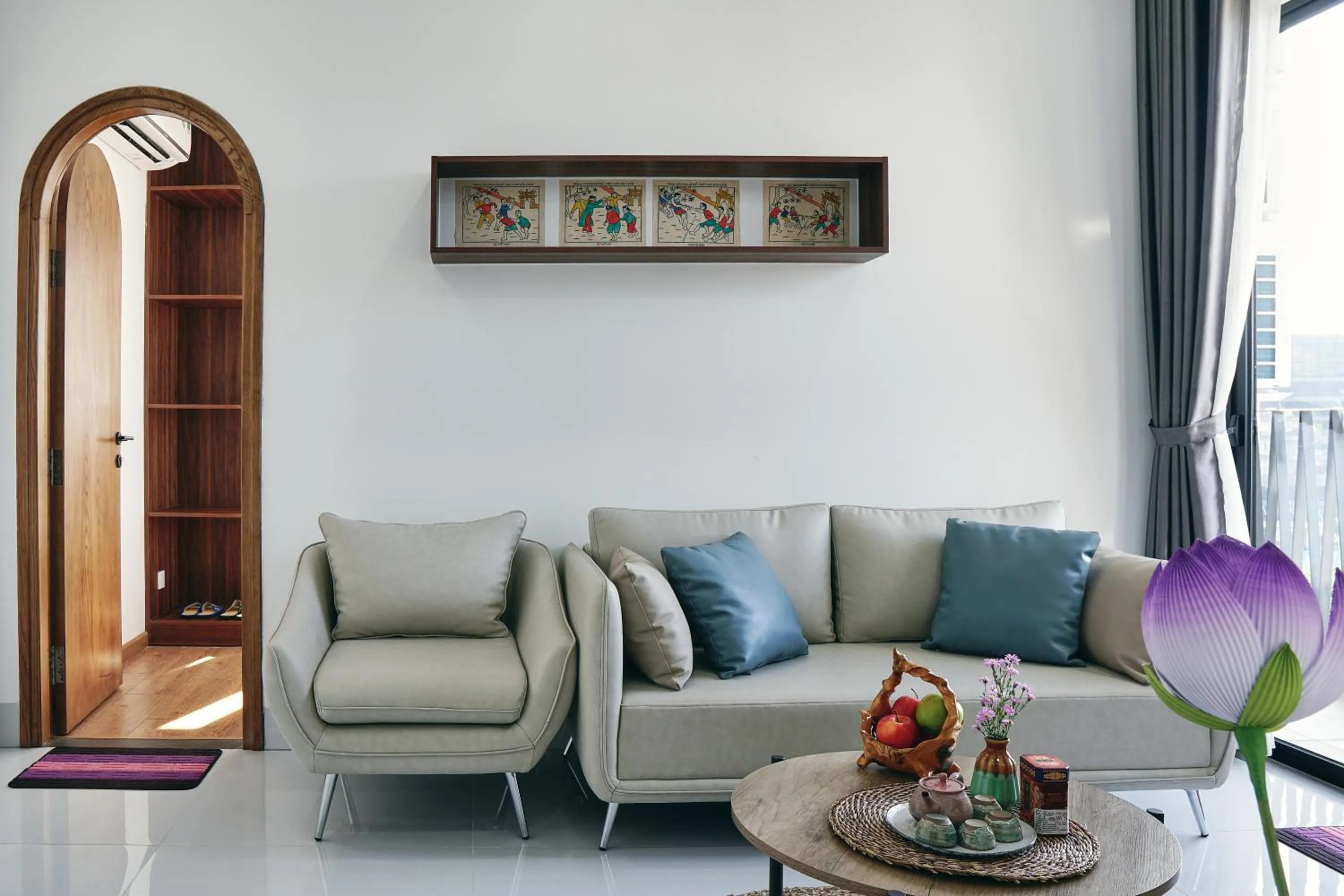 Living room in MTR Apartment & Hotel