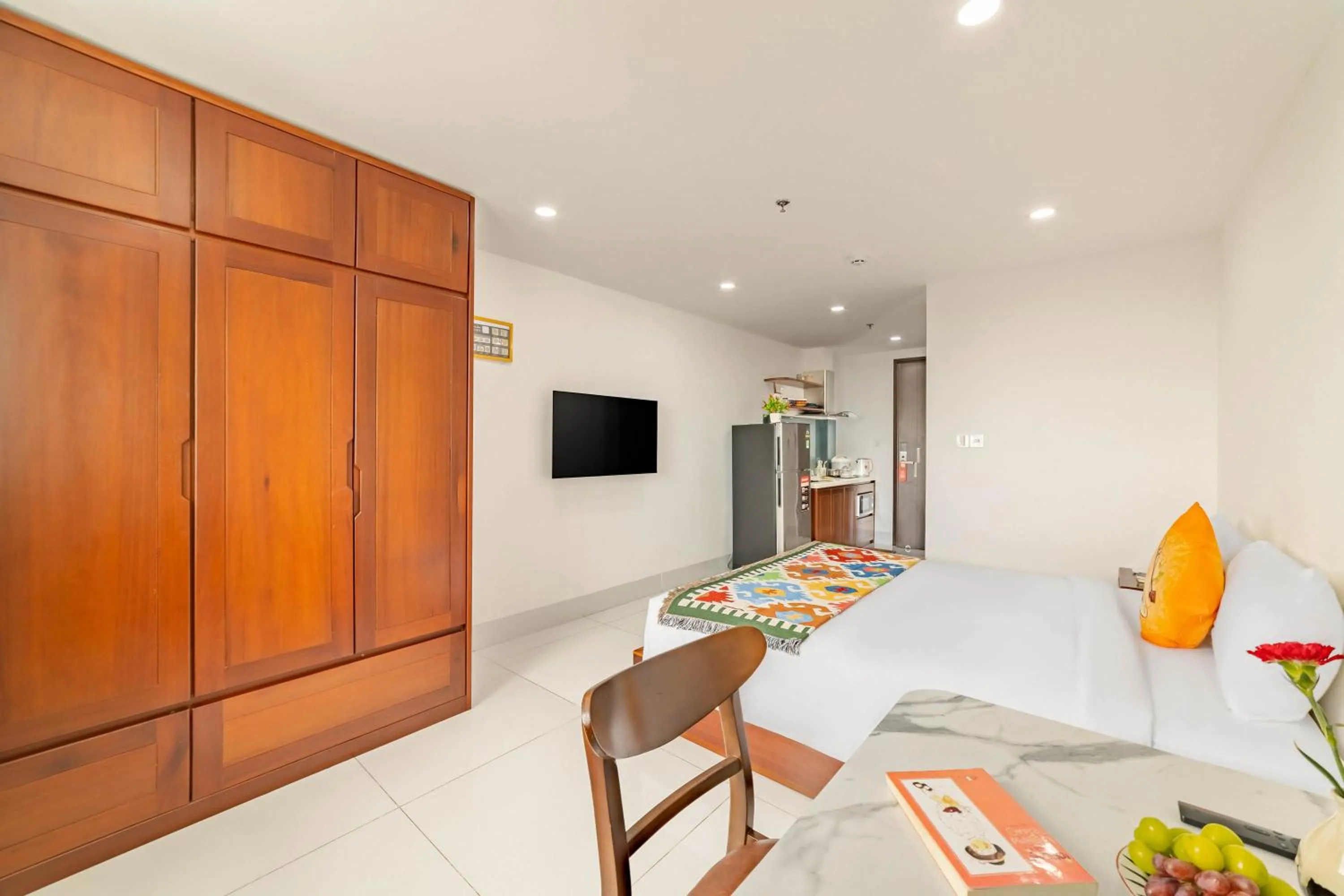 Bed in MTR Apartment & Hotel