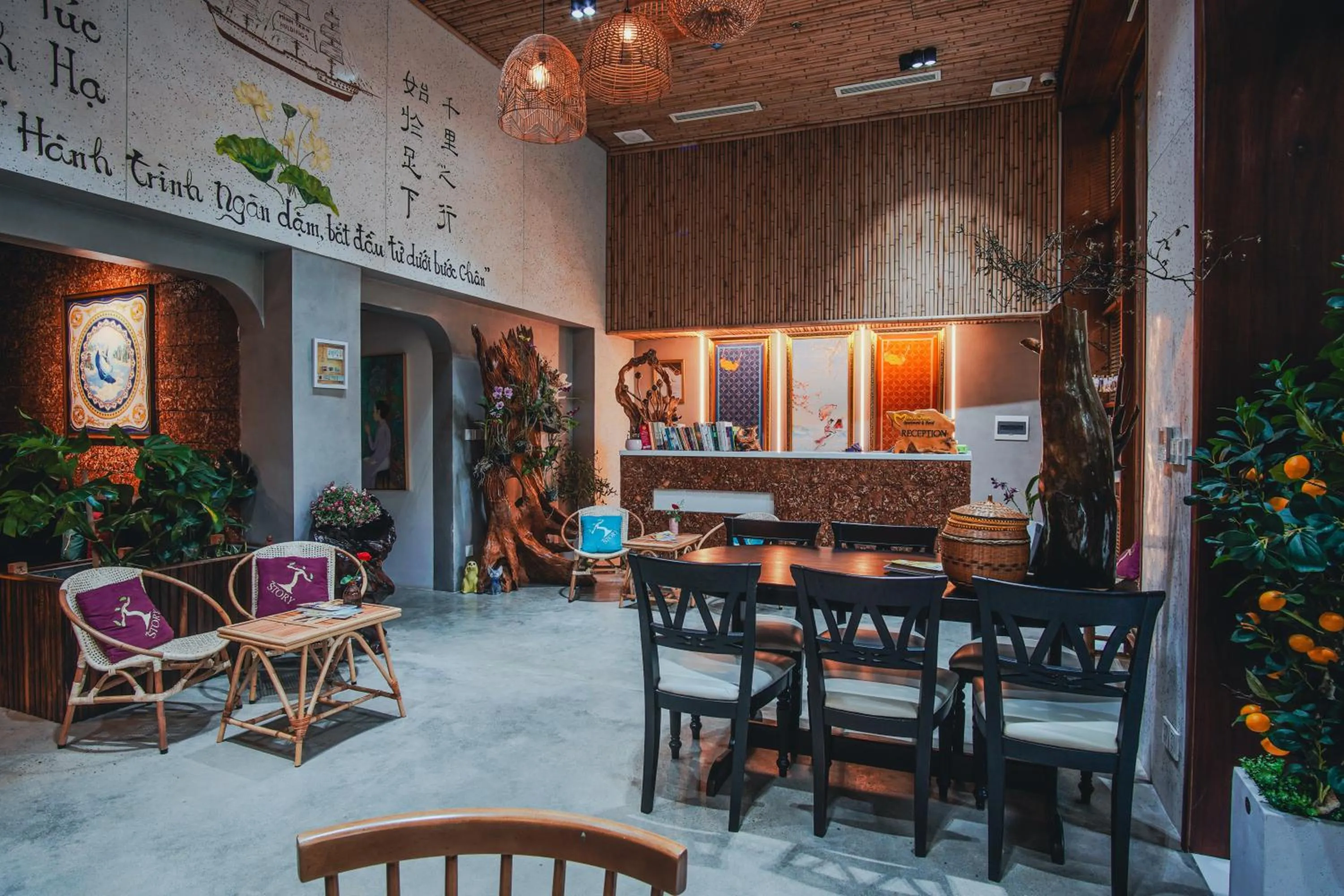 Lobby or reception in MTR Apartment & Hotel