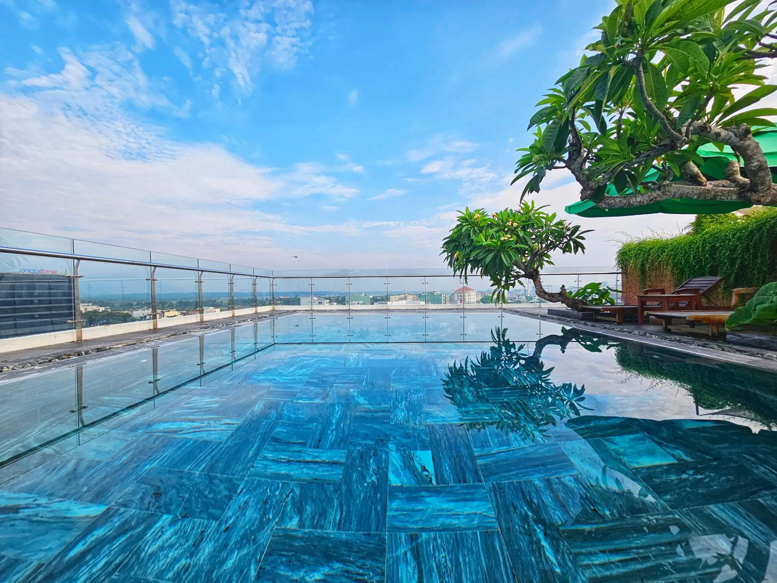 Swimming pool in MTR Apartment & Hotel