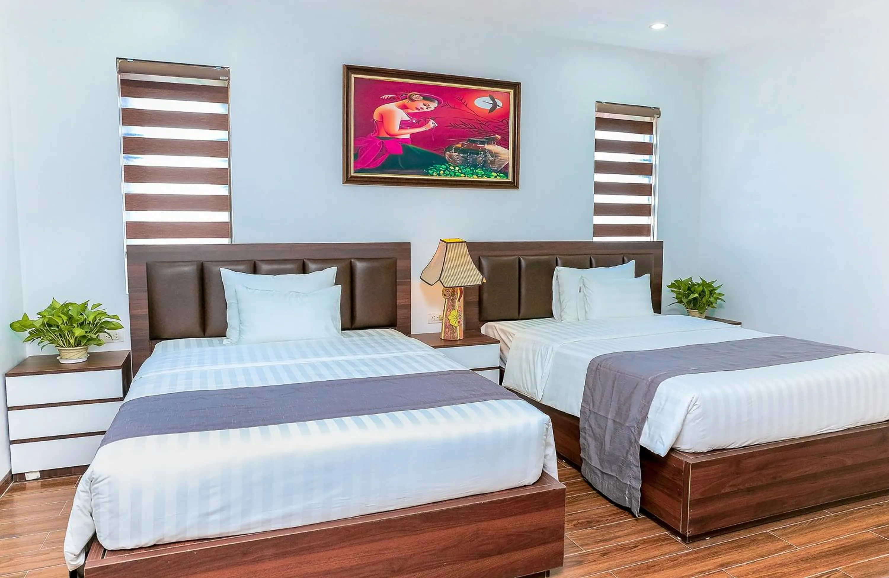 Bed in Yên Phong Hotel