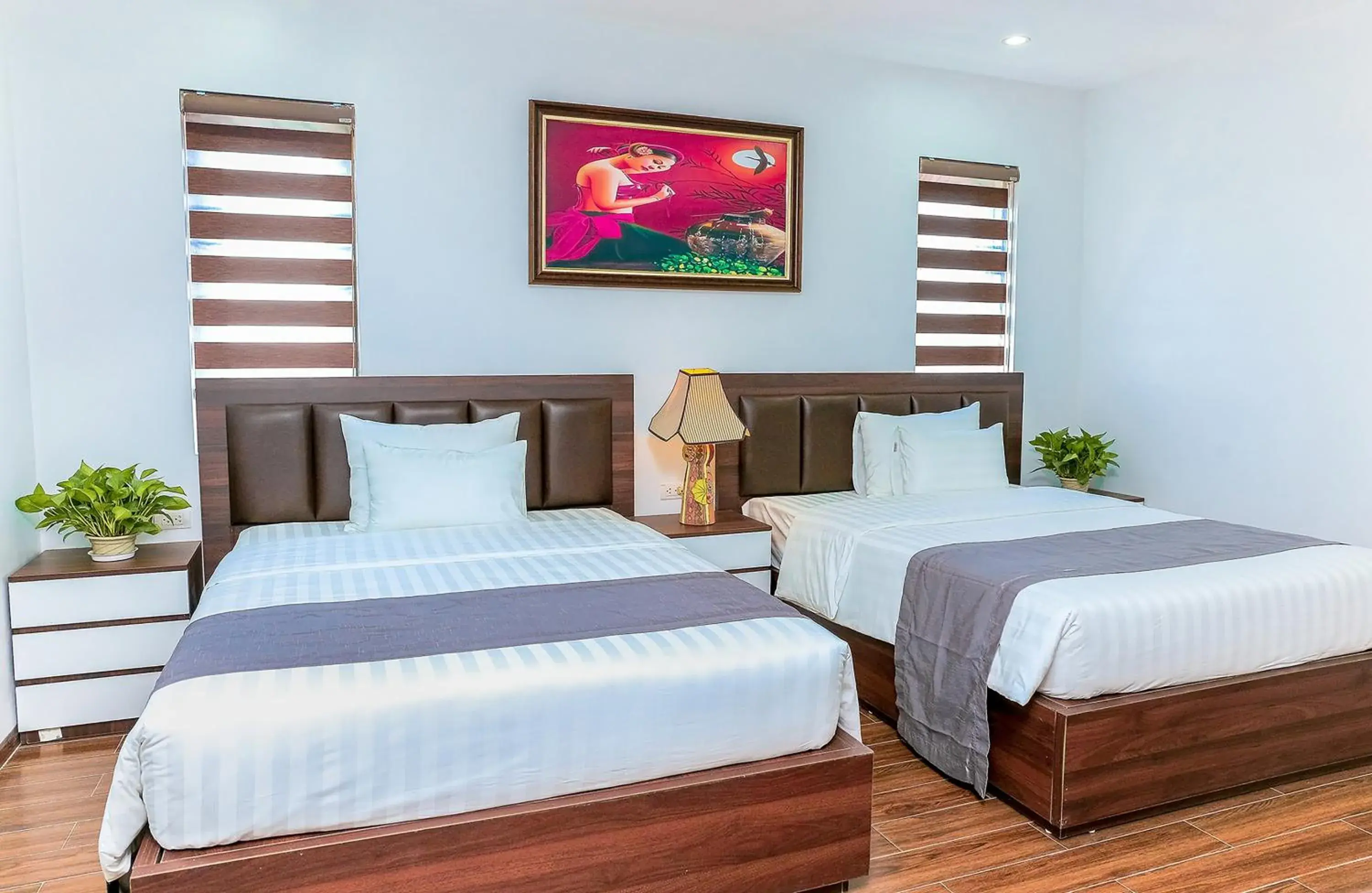 Twin Room in Yên Phong Hotel Twin Room in Yên Phong Hotel