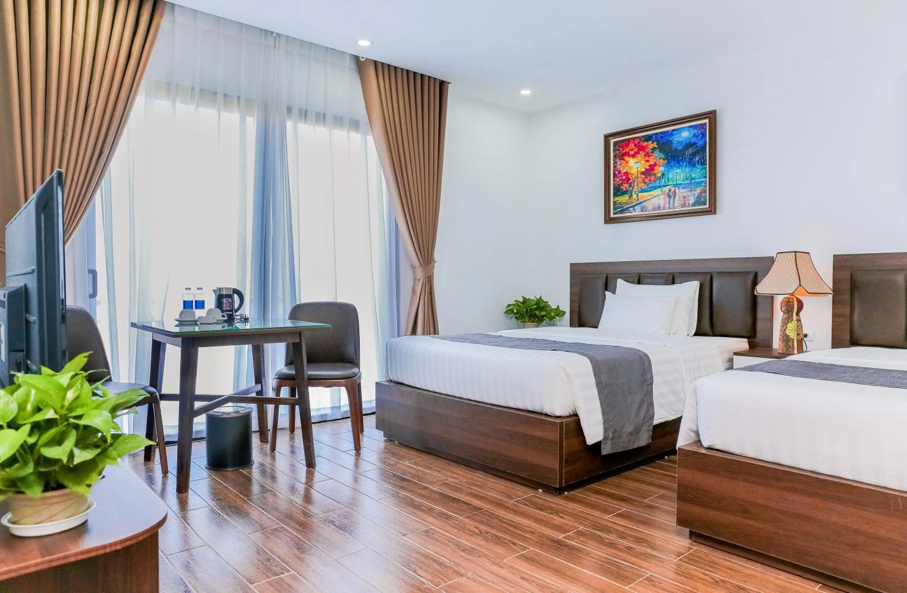 Seating area, Bed in Yên Phong Hotel