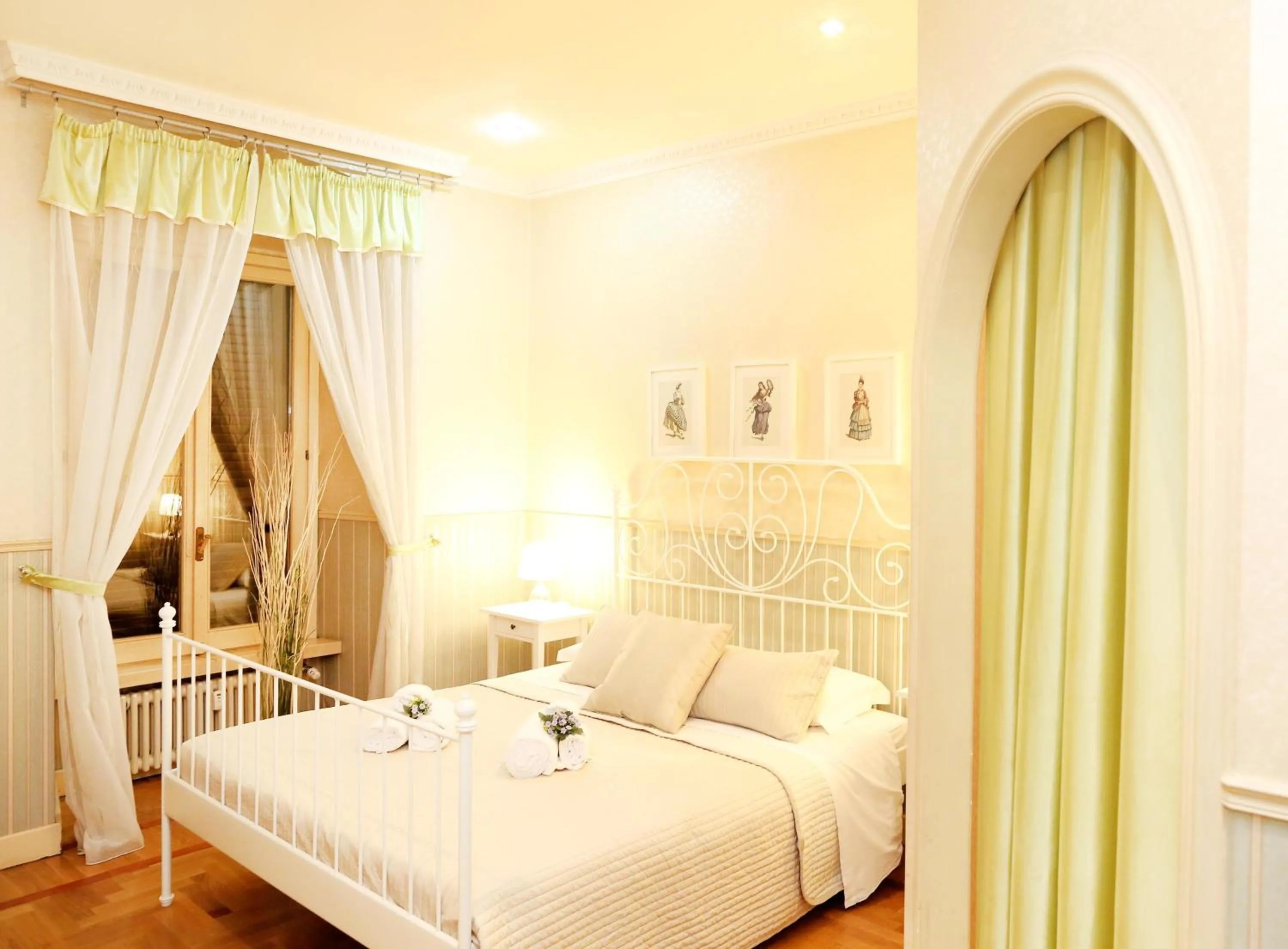 Bedroom, Bed in Apartment Felice