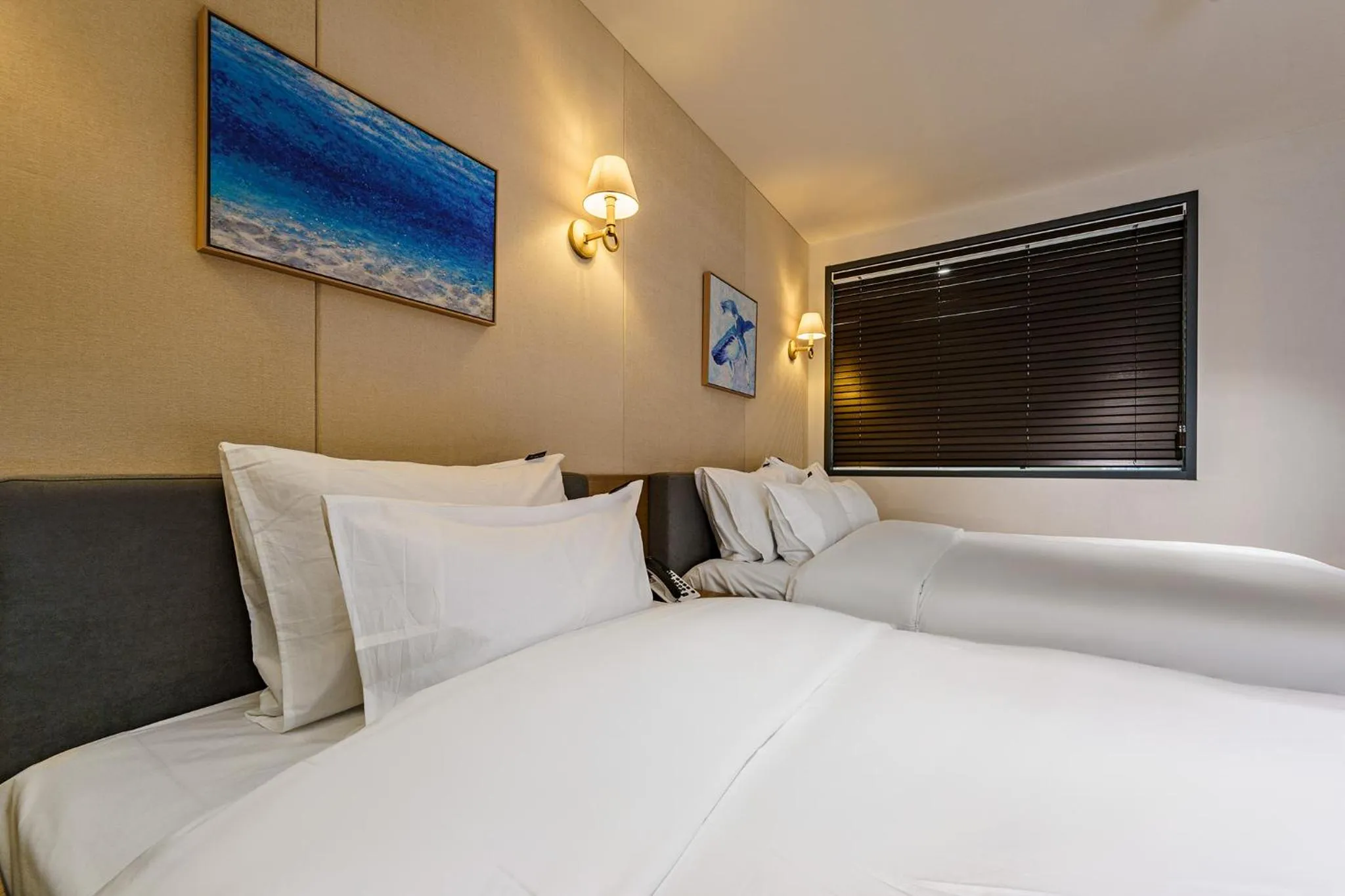 Bed in Brown Dot Hotel Daegu Suseong