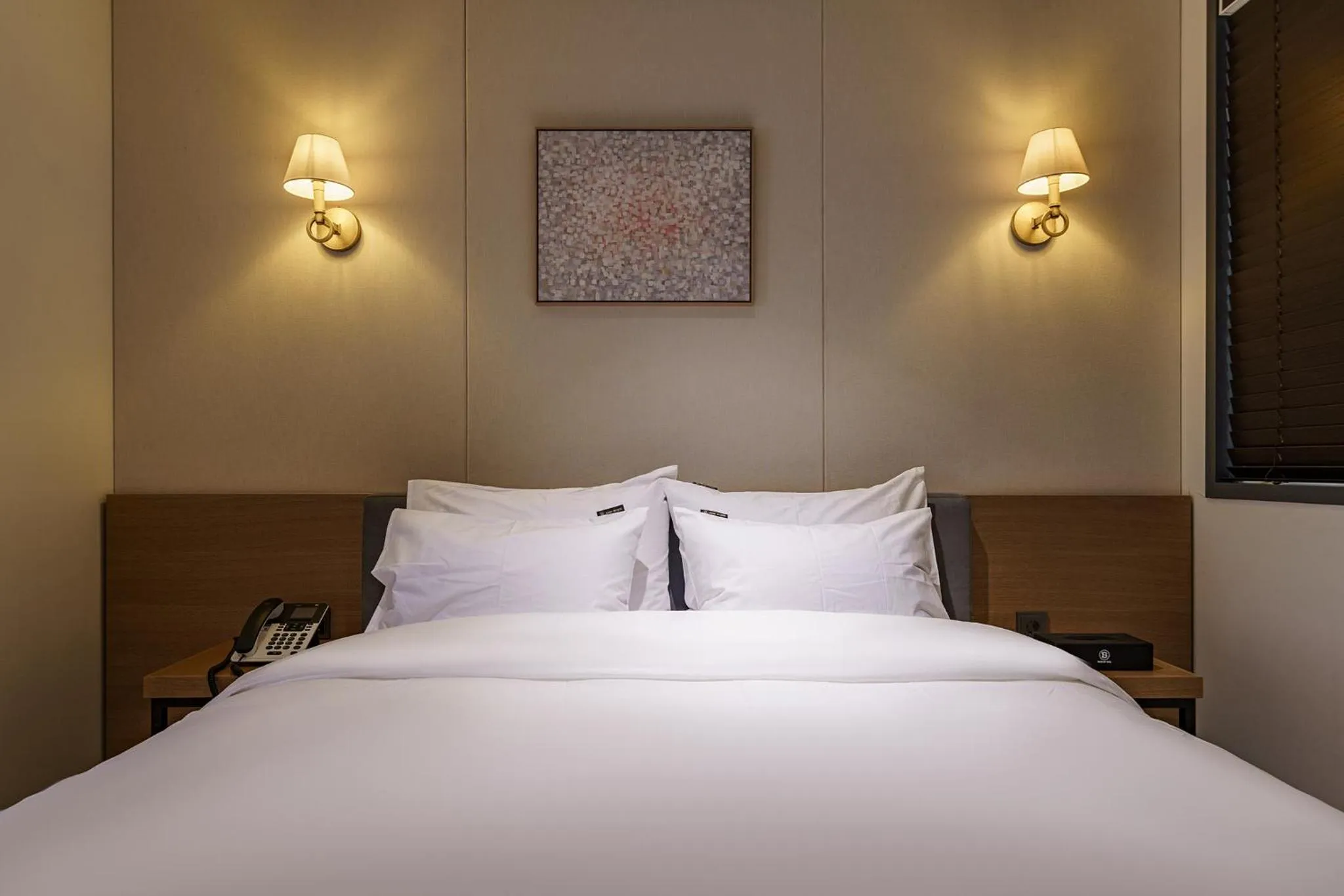 Bed in Brown Dot Hotel Daegu Suseong