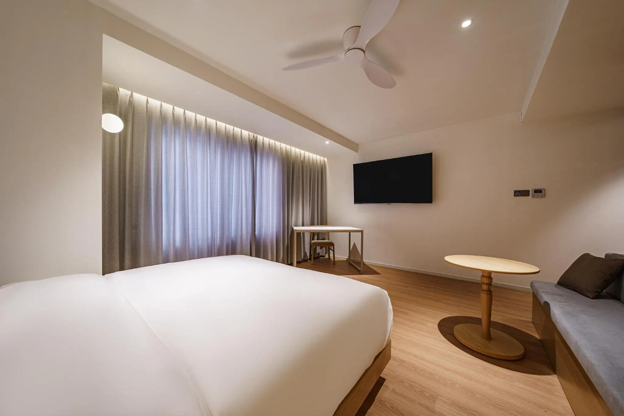 Bed in Brown Dot Hotel Daegu Suseong