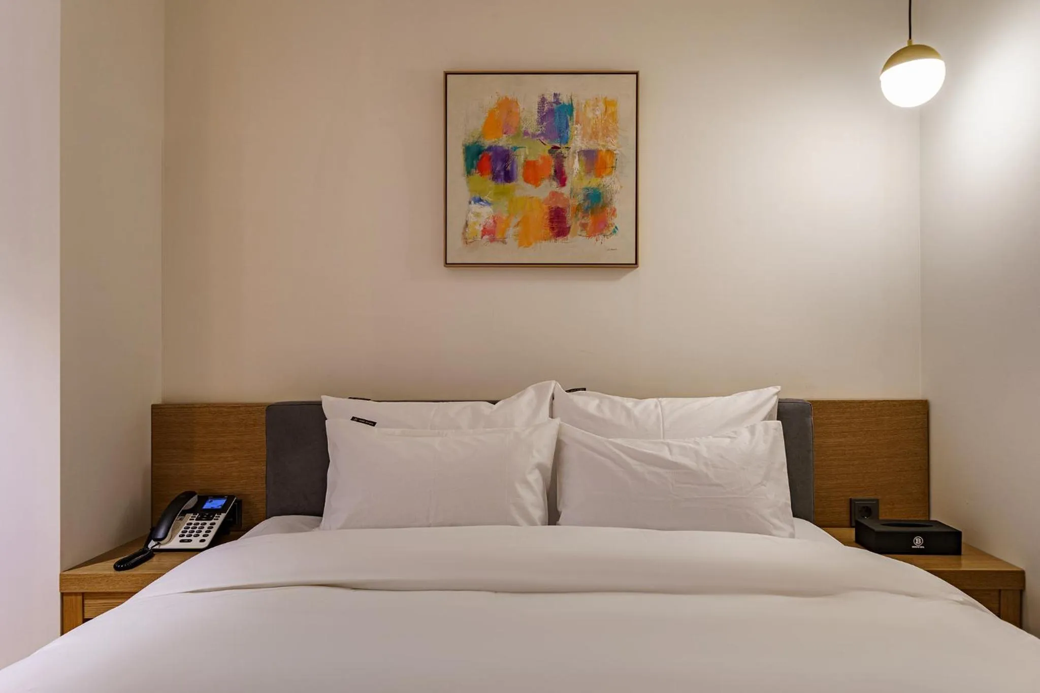 Bed in Brown Dot Hotel Daegu Suseong