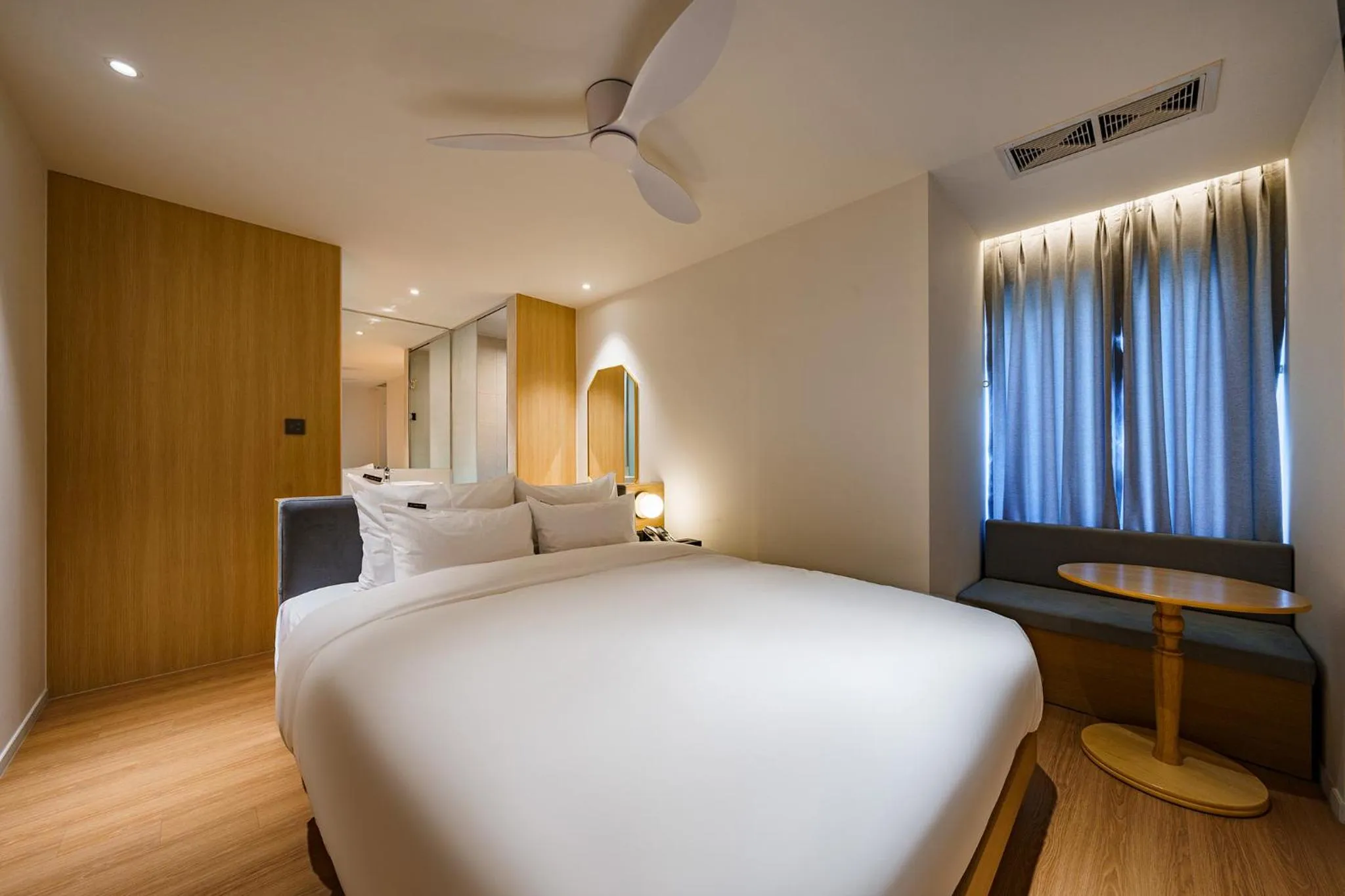 Bed in Brown Dot Hotel Daegu Suseong