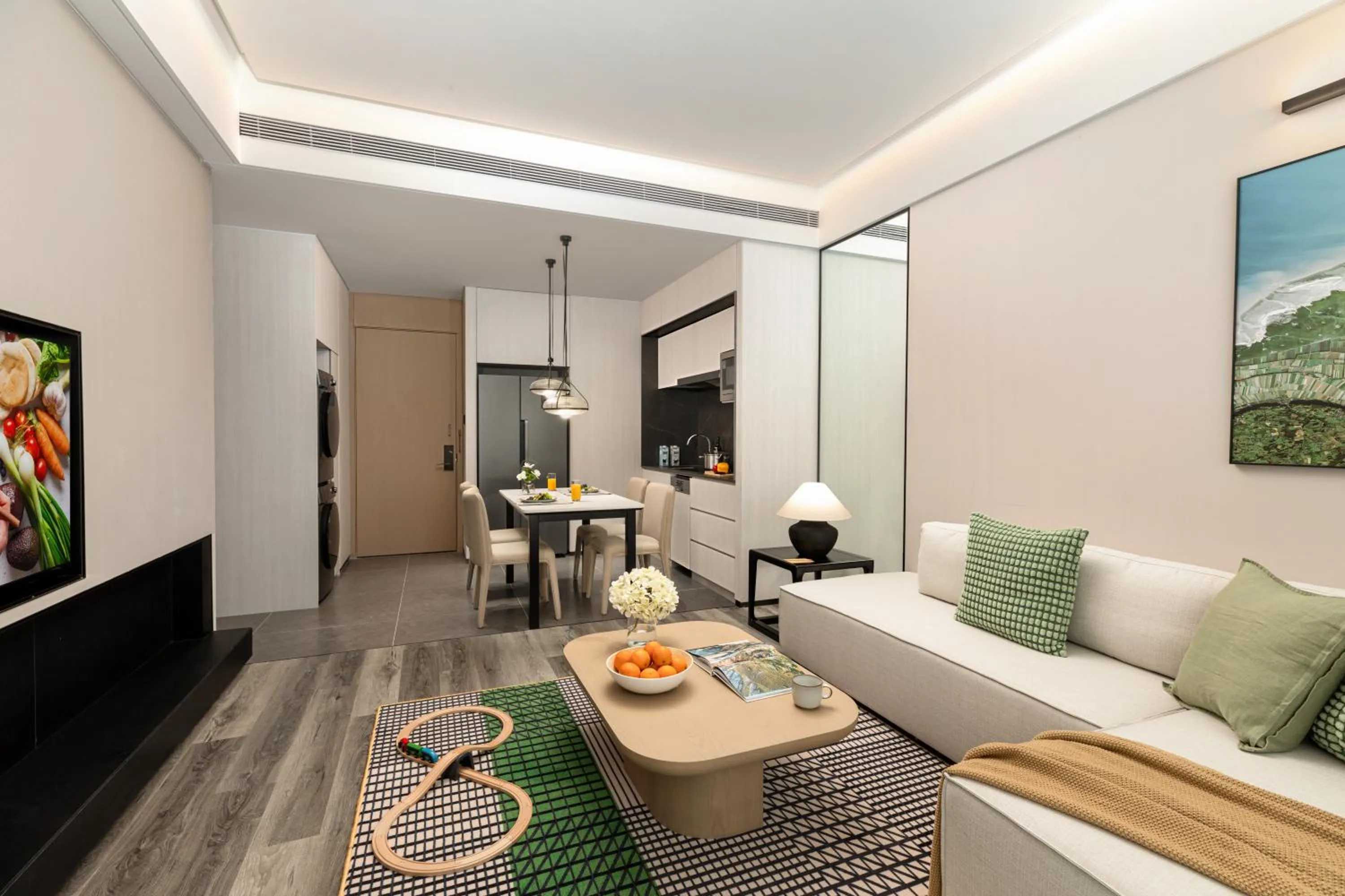 Living room in Somerset Chayuan Chongqing