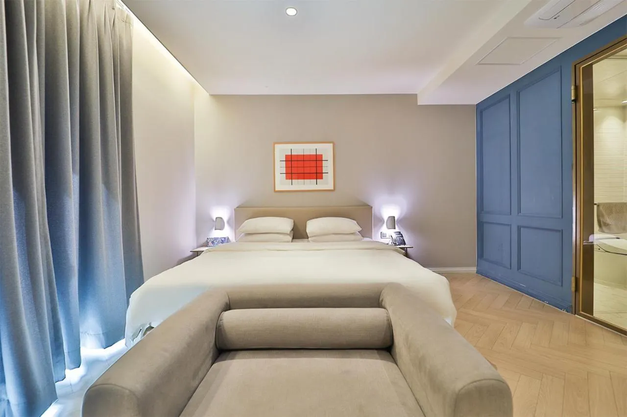 Bed in Brown Dot Hotel Ulsan Samsan