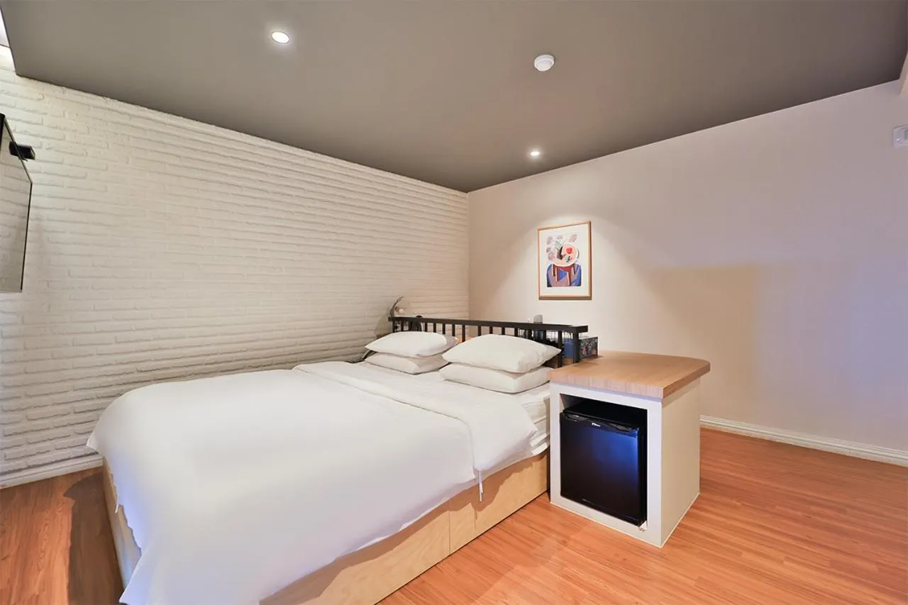 Bed in Brown Dot Hotel Ulsan Samsan