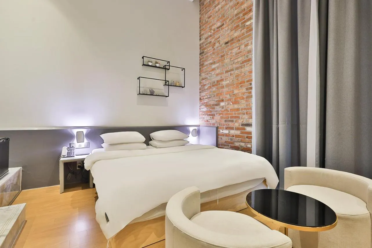 Bed in Brown Dot Hotel Ulsan Samsan