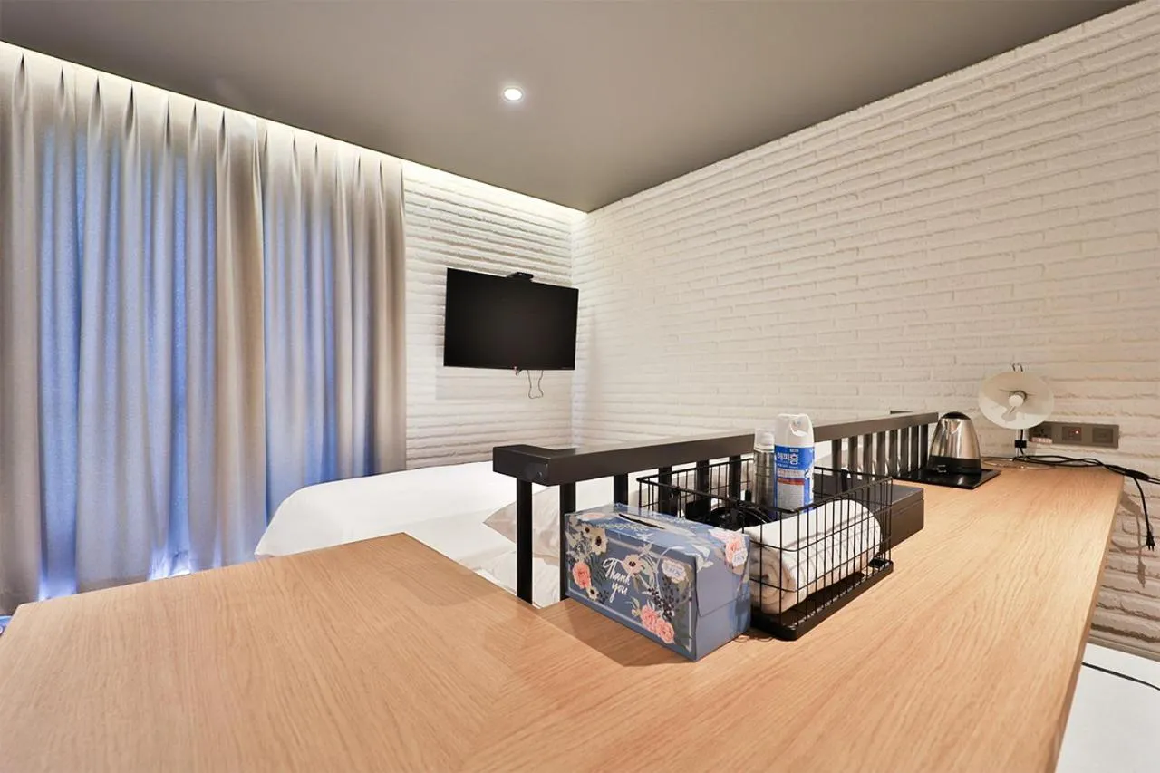 Bed in Brown Dot Hotel Ulsan Samsan