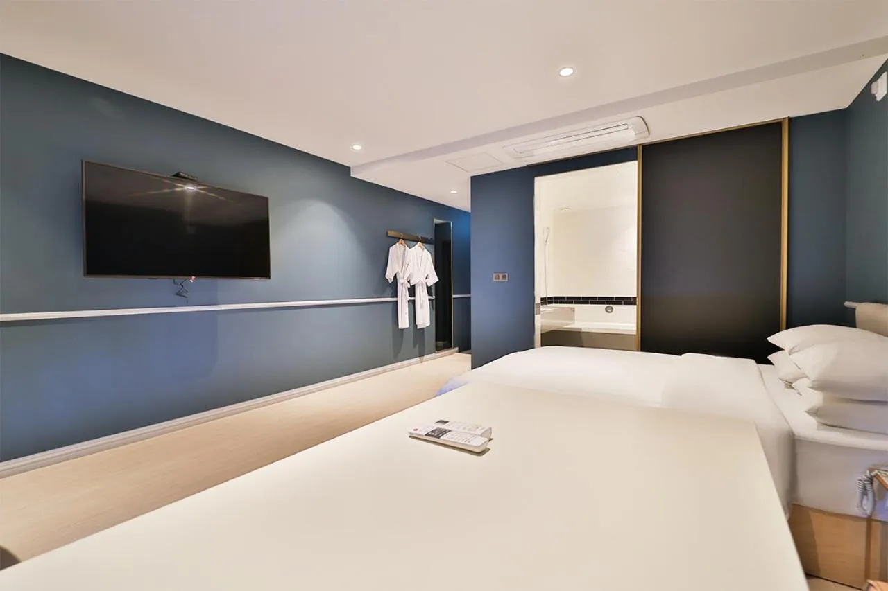 Bed in Brown Dot Hotel Ulsan Samsan