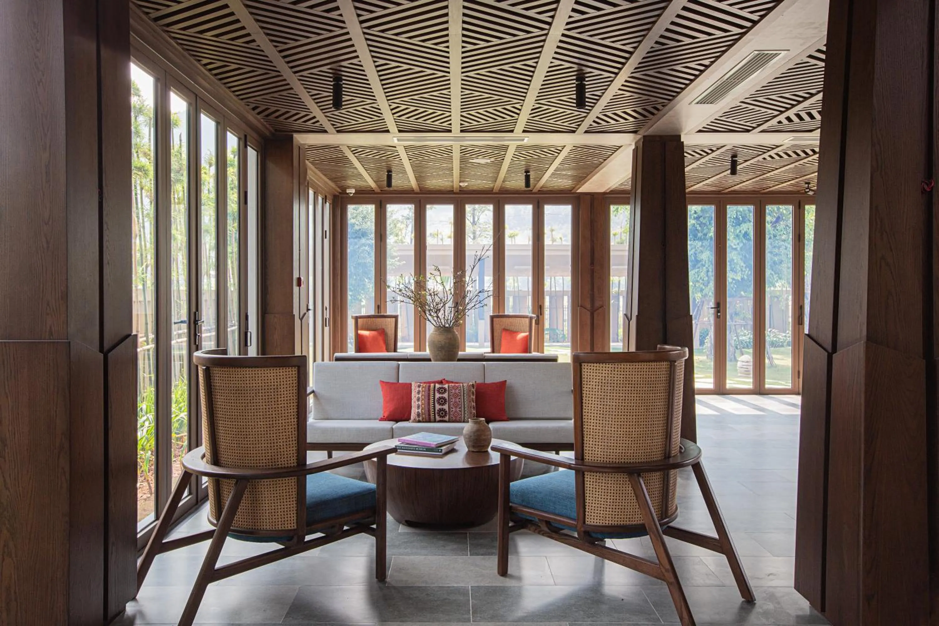 Lobby or reception in Mandala Retreats Kim Bôi