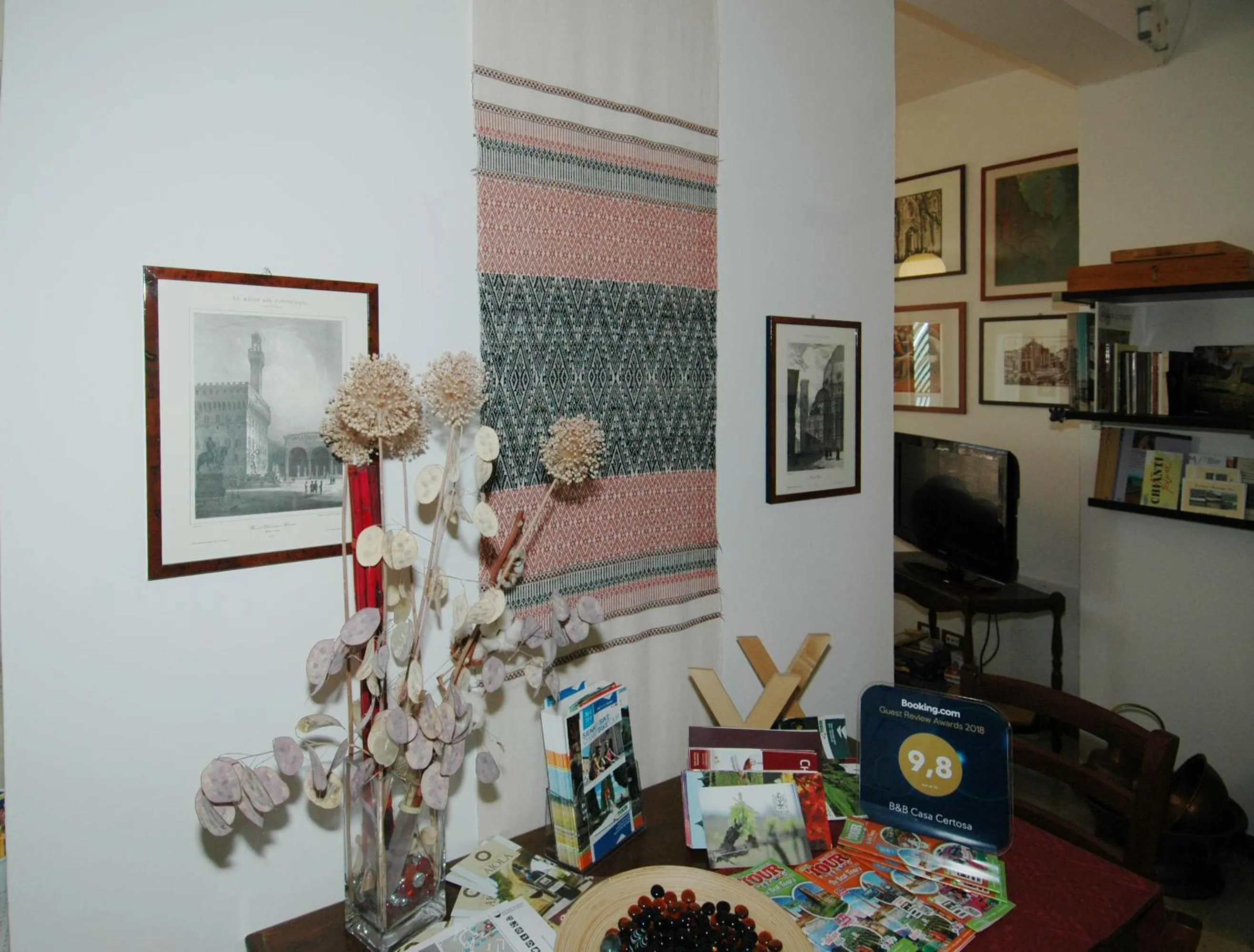 Decorative detail in B&B Casa Certosa