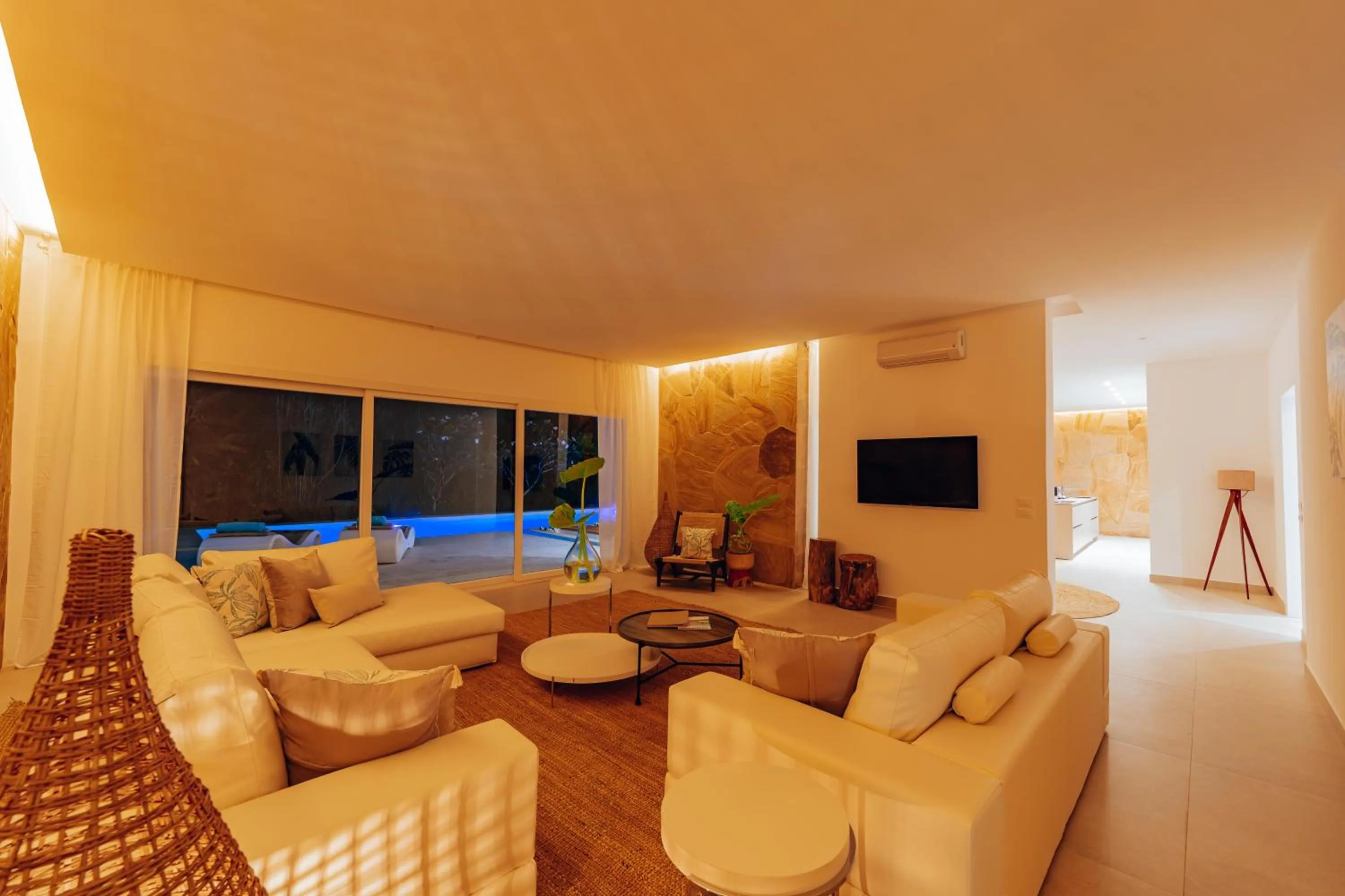 Living room in Ycona Eco-Luxury Resort, Zanzibar