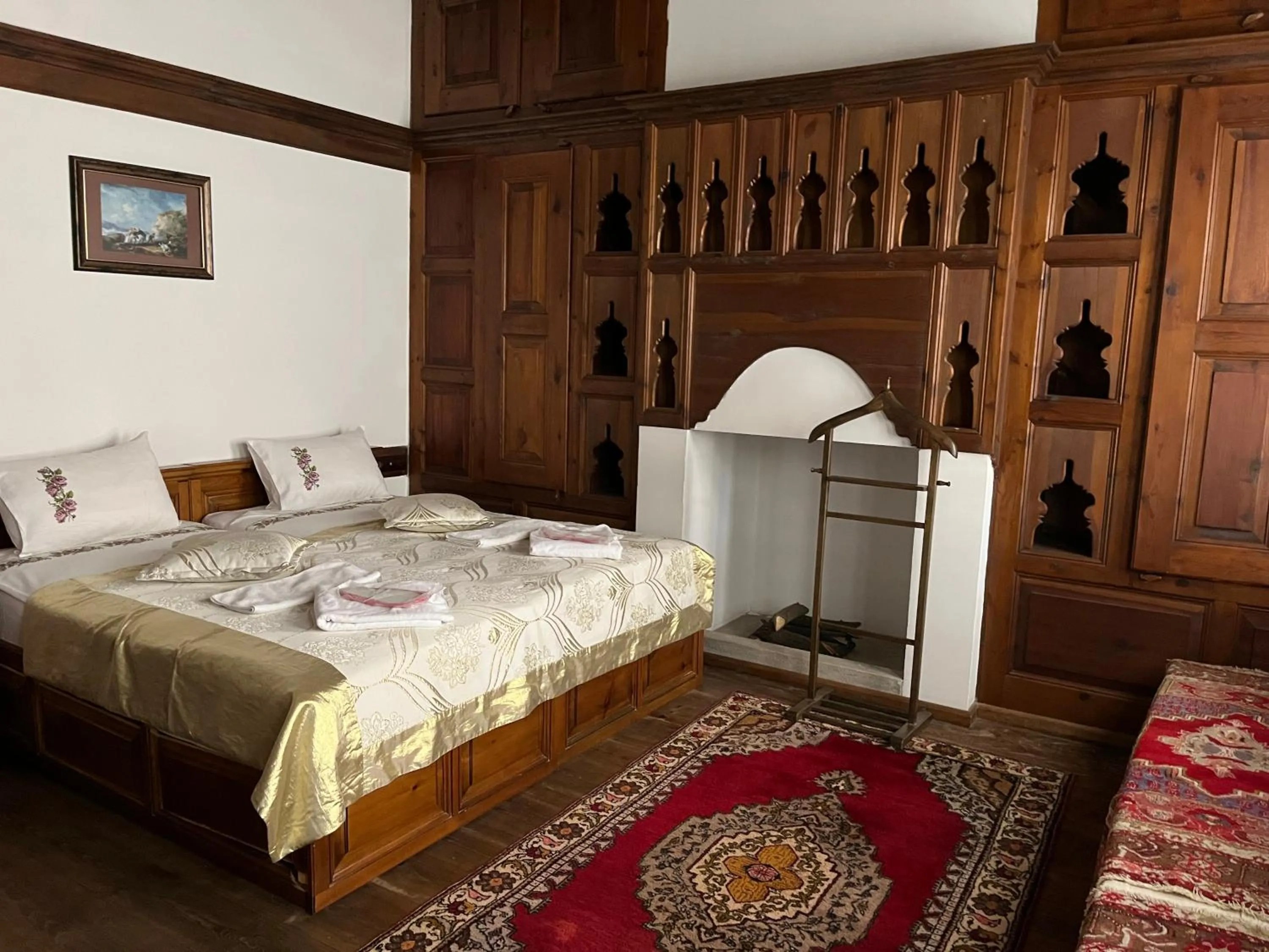 Bed in Leyla Hanım Konağı