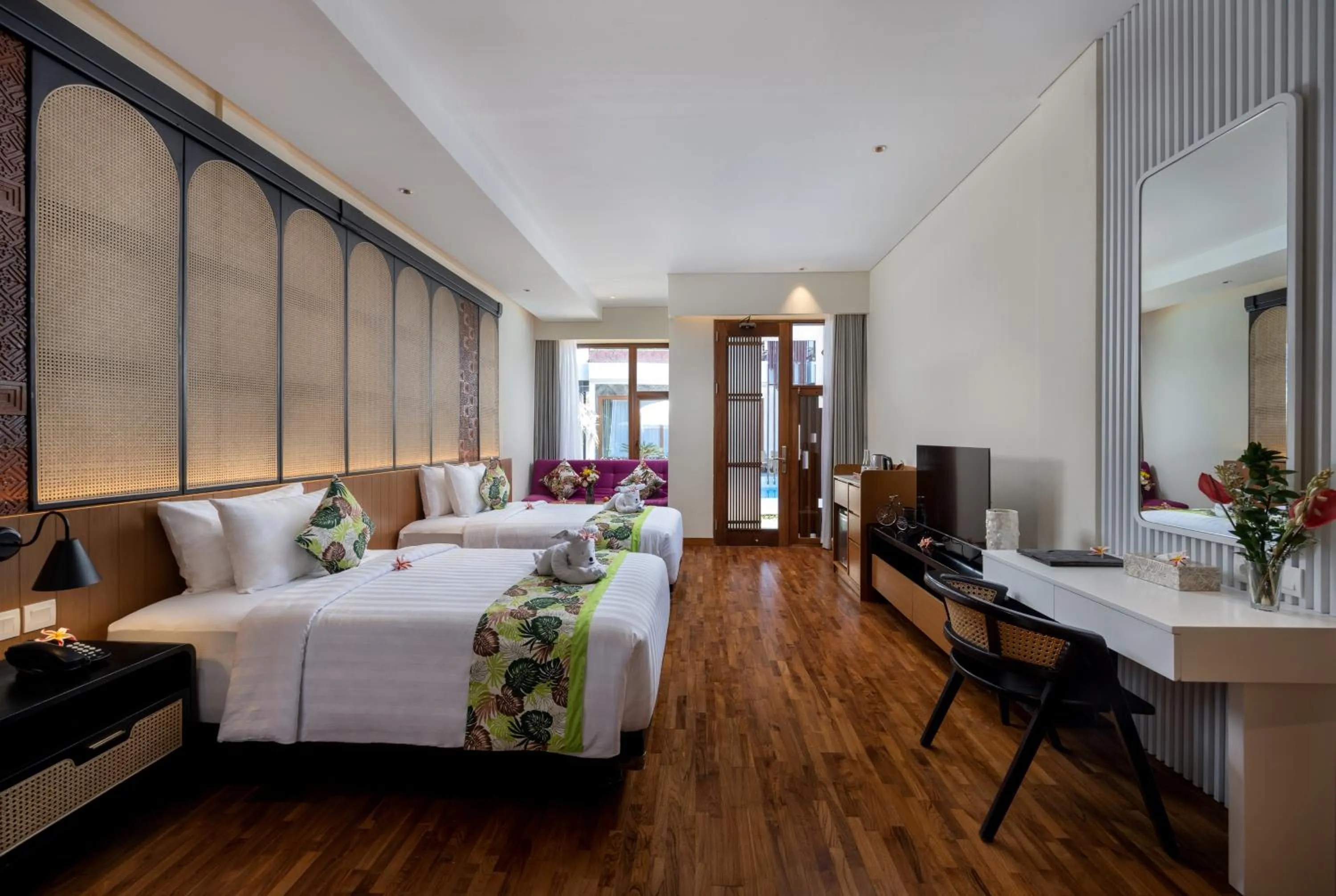 Bed in Mokko Suites Batubelig