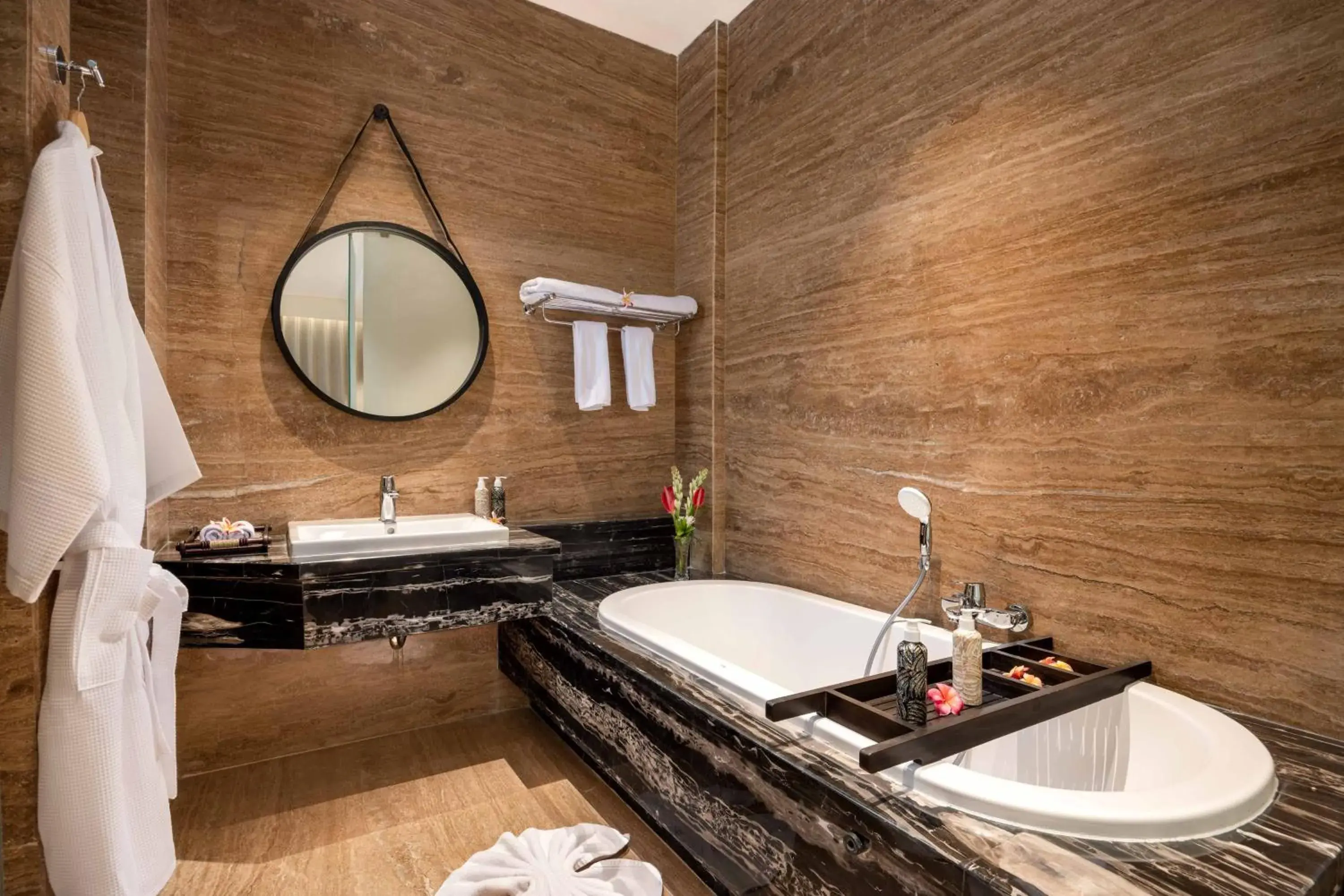 Bathroom in Mokko Suites Batubelig Bathroom in Mokko Suites Batubelig