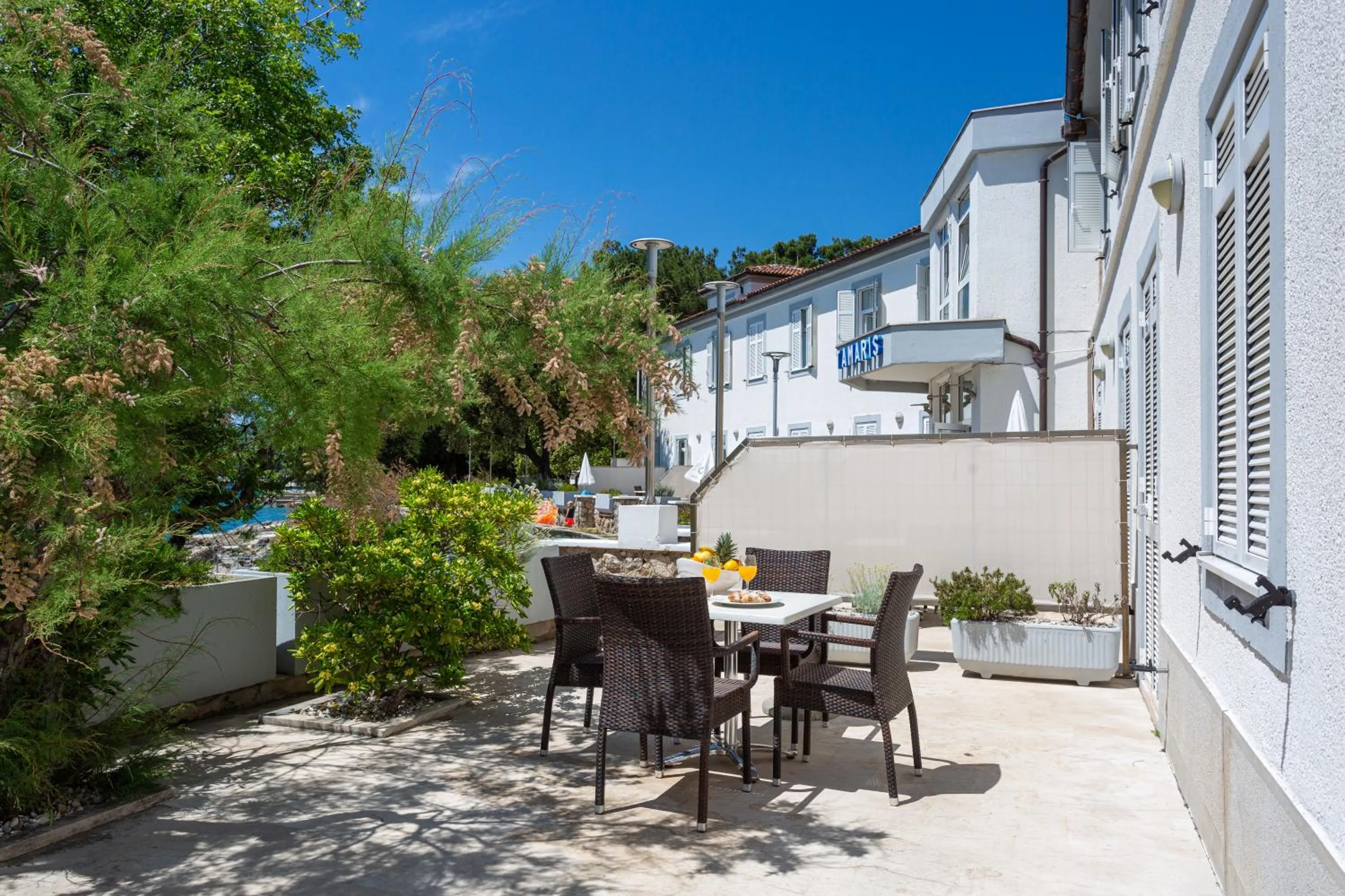 Balcony/Terrace in Villa Tamaris - Hotel Resort Dražica