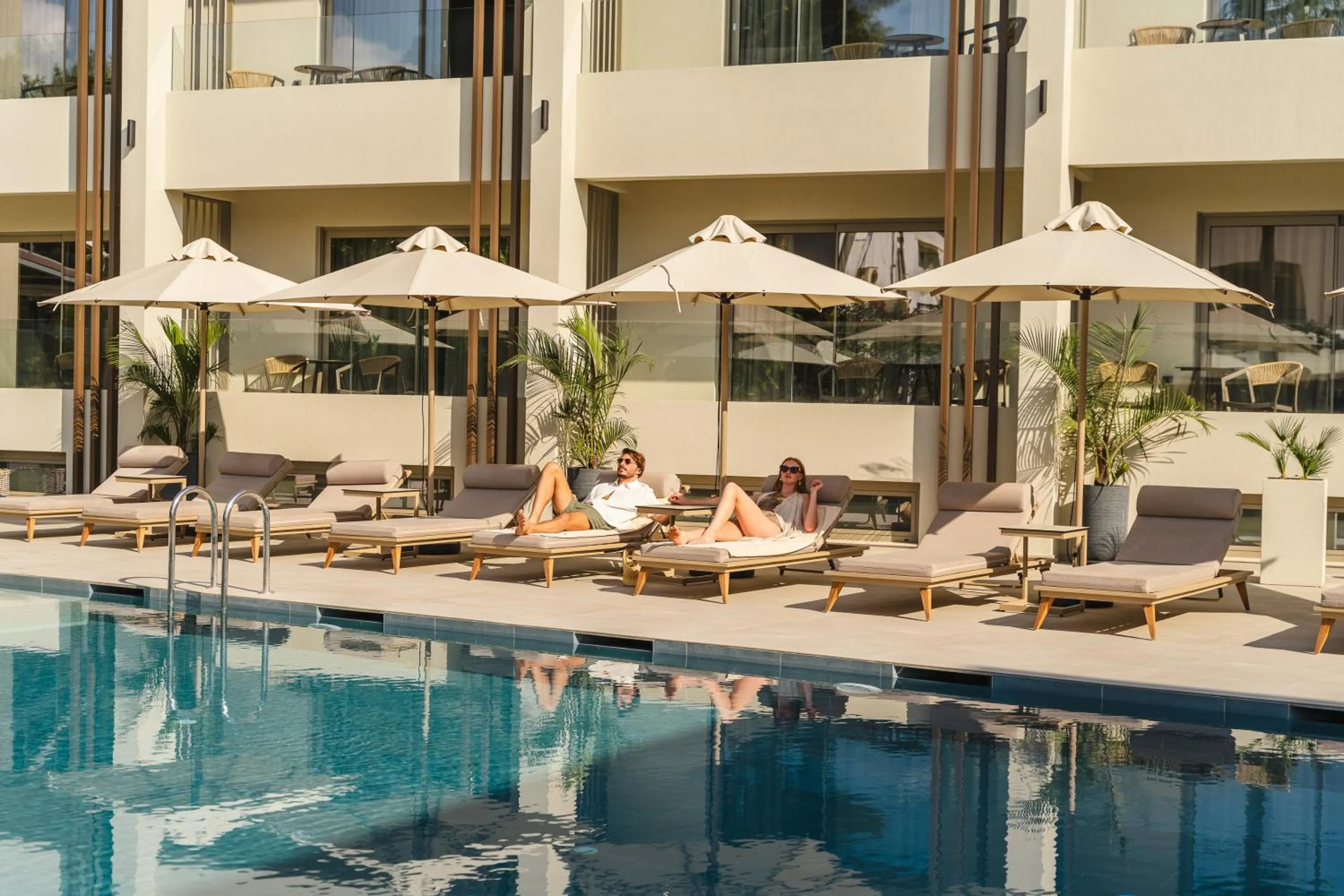 Pool view in Inea Sole Boutique Hotel