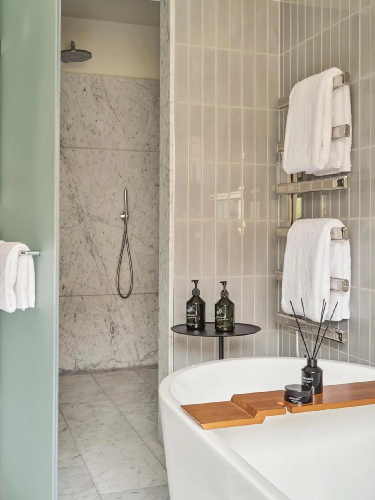 Bathroom in Sir Devonshire Square Hotel, part of Sircle Collection