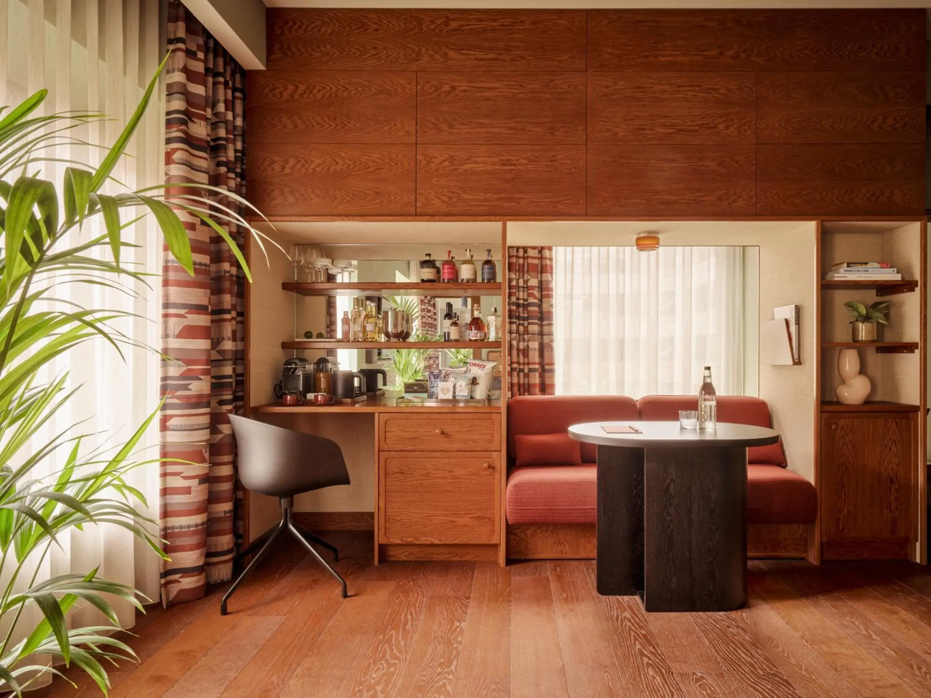 Living room in Sir Devonshire Square Hotel, part of Sircle Collection Living room in Sir Devonshire Square Hotel, part of Sircle Collection