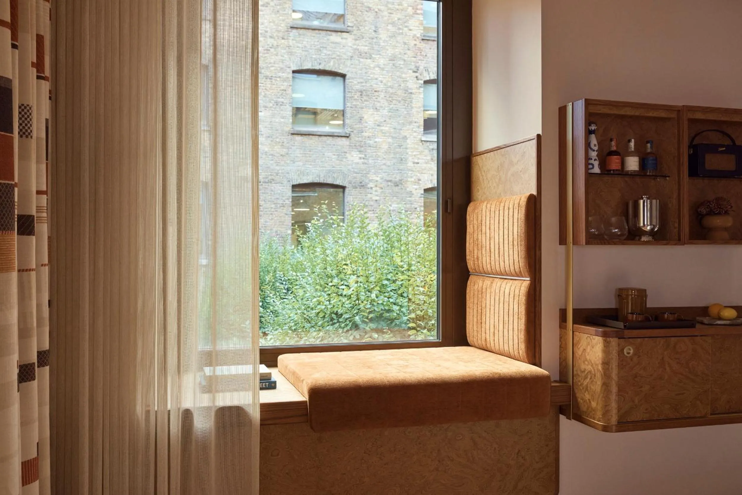 Seating area in Sir Devonshire Square Hotel, part of Sircle Collection