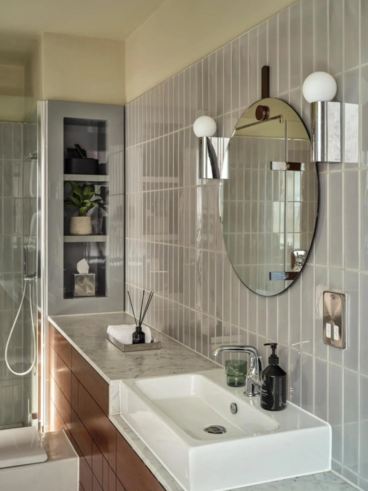 Bathroom in Sir Devonshire Square Hotel, part of Sircle Collection