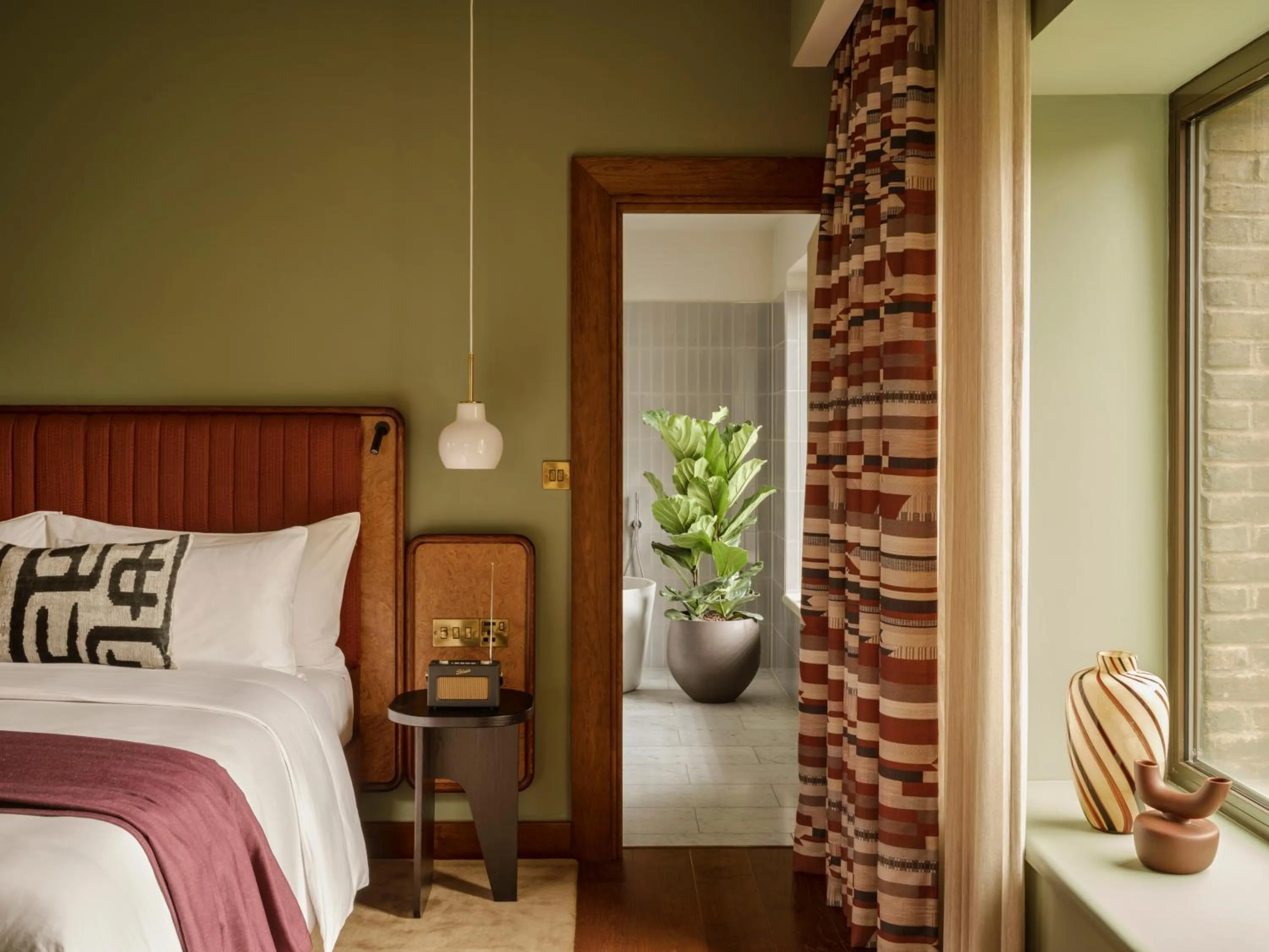 Bedroom, Bed in Sir Devonshire Square Hotel, part of Sircle Collection