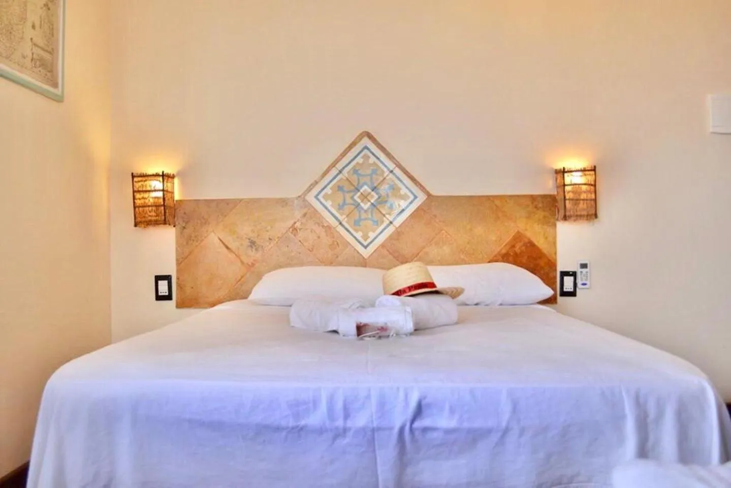 Bed in Pousada Fortal Villa Praia