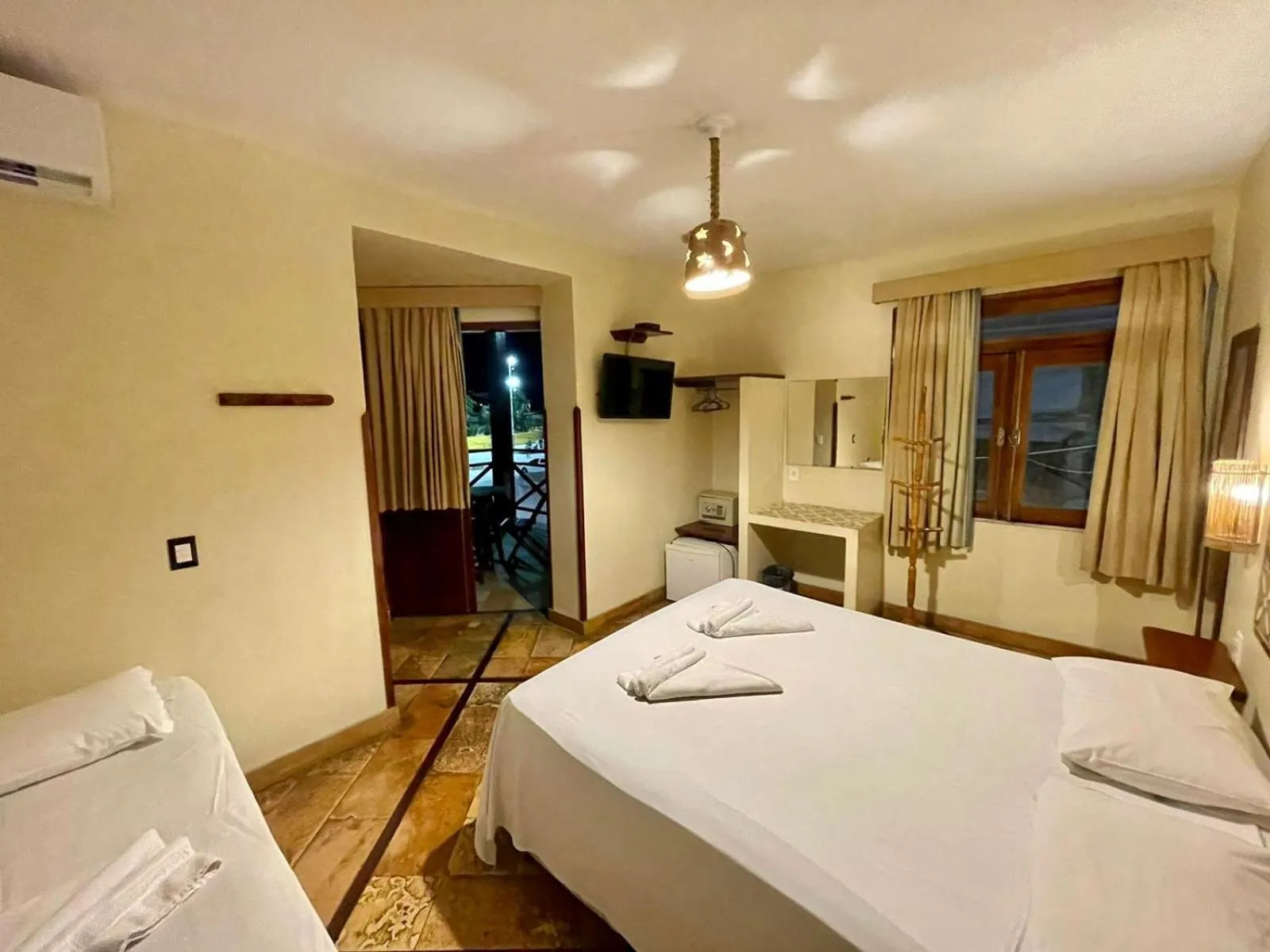 Bed in Pousada Fortal Villa Praia