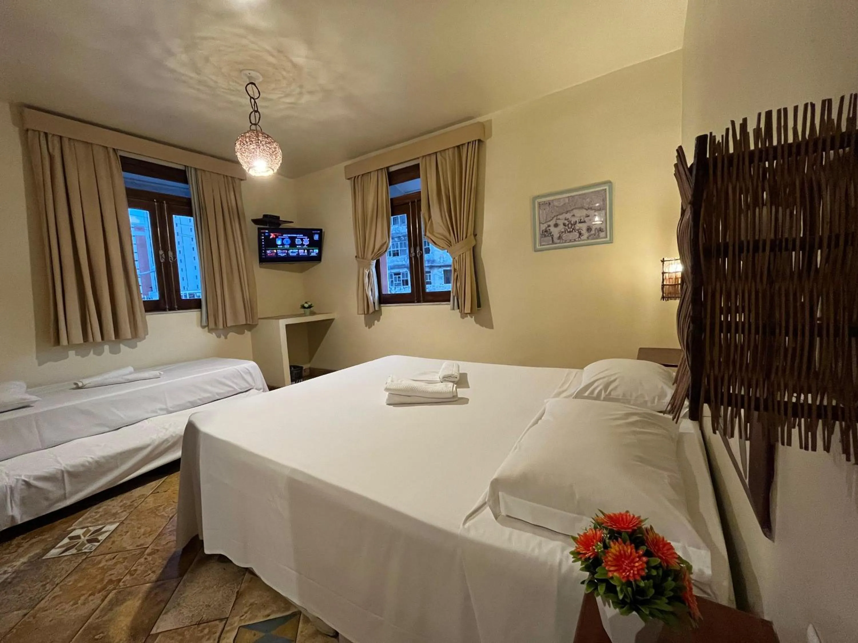 Bed in Pousada Fortal Villa Praia