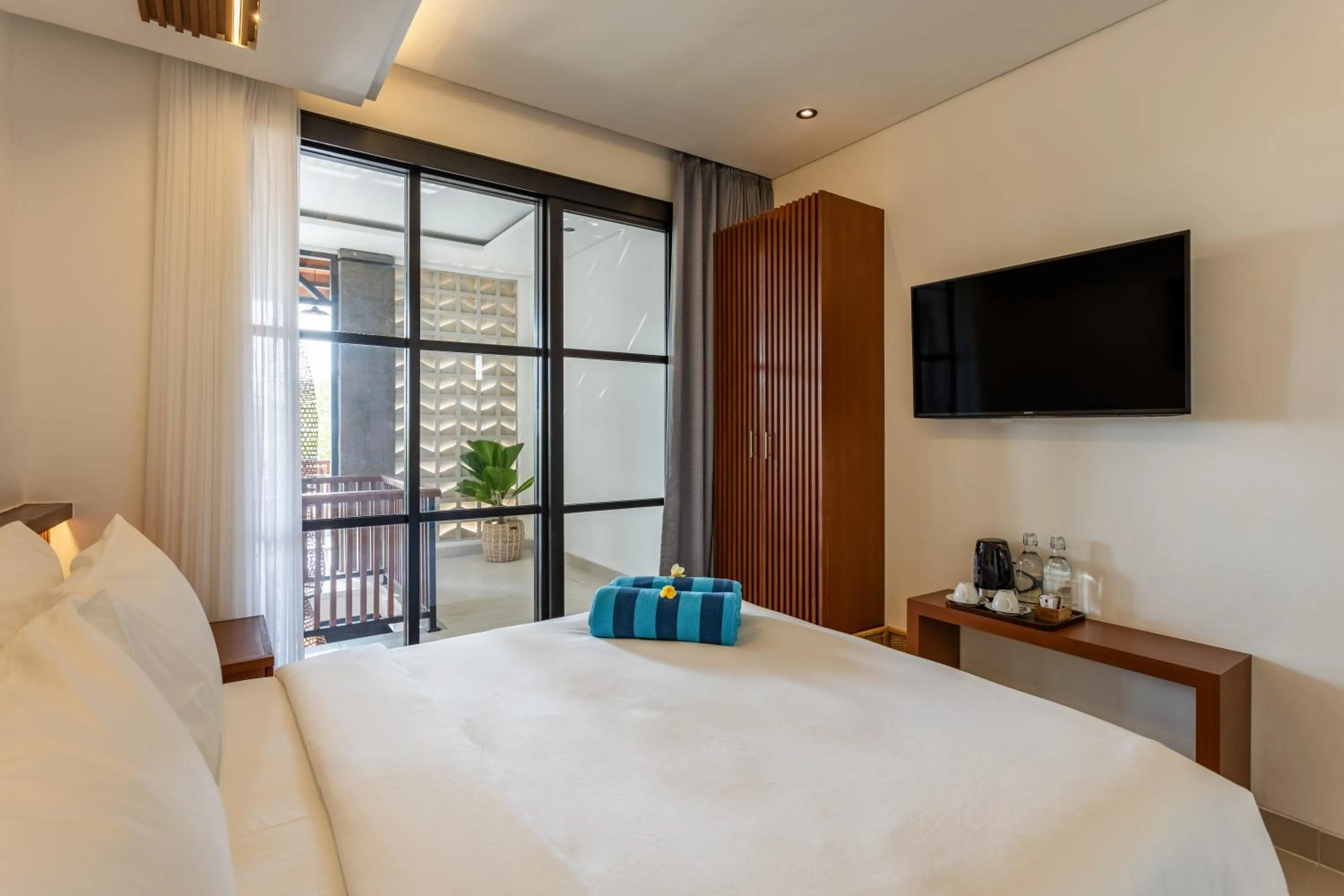 Coffee/tea facilities, Bed in Paripadi Studio Canggu